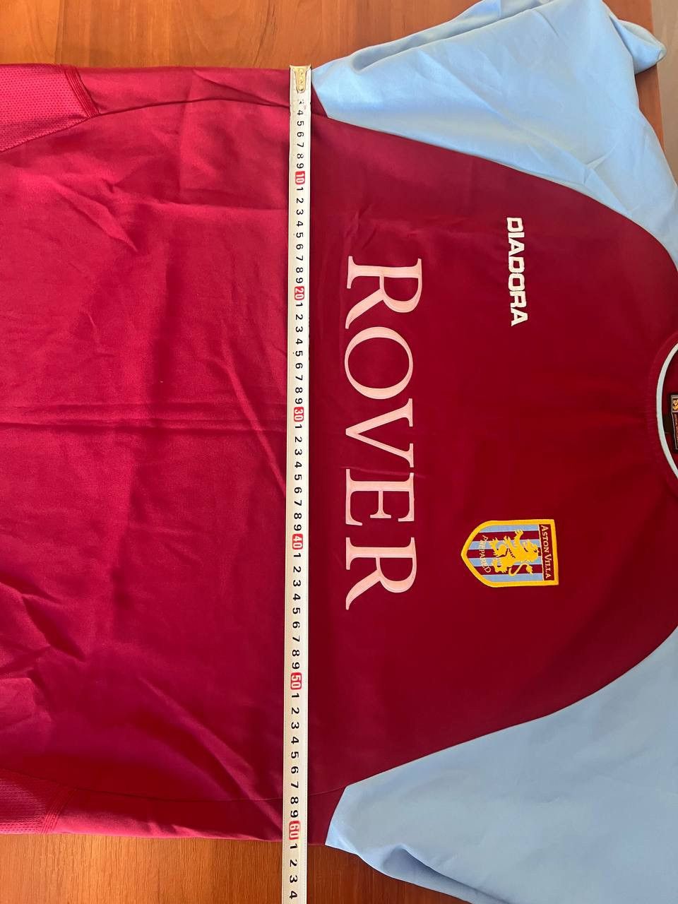 Diadora 2002/03 ASTON VILLA HOME SOCCER JERSEY FOOTBALL SHIRT SIZE L Size US L / EU 52-54 / 3 - 15 Thumbnail