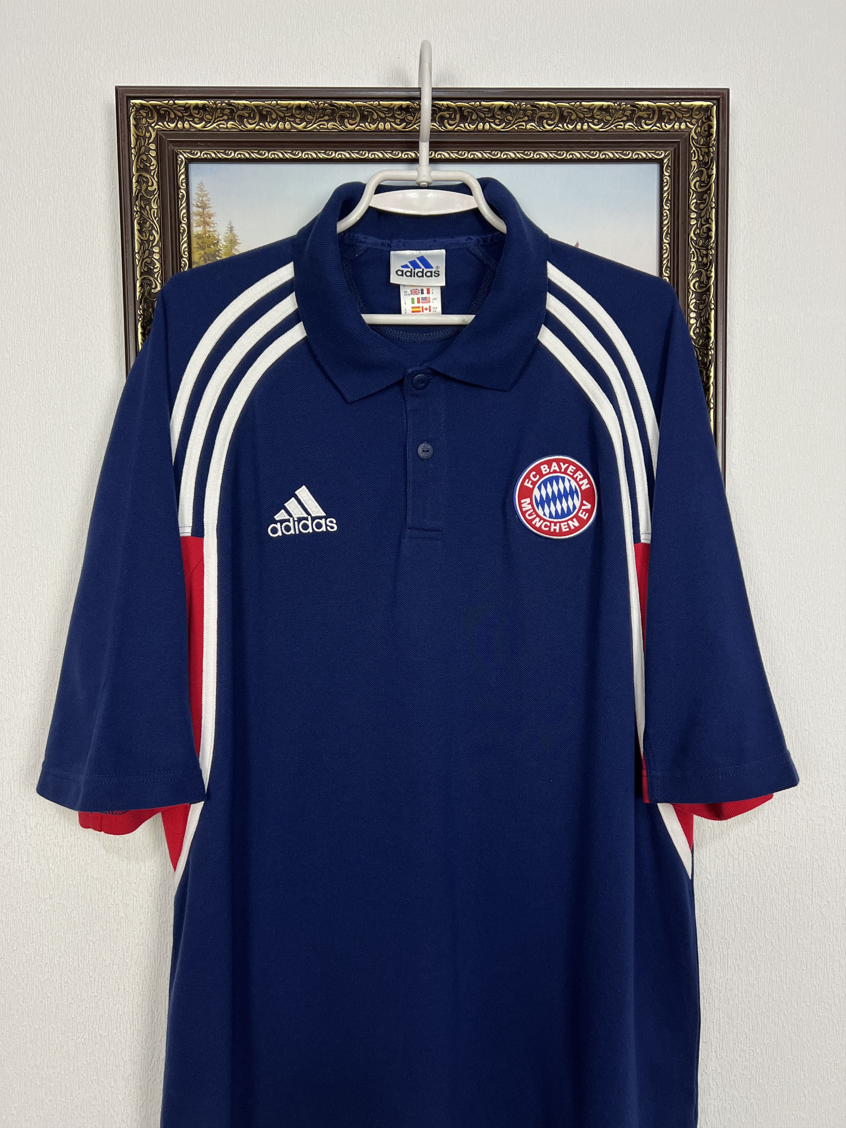 Adidas Vintage 90's Bayern Munich Train Shirt Soccer Jersey Trikot Size US L / EU 52-54 / 3 - 2 Thumbnail