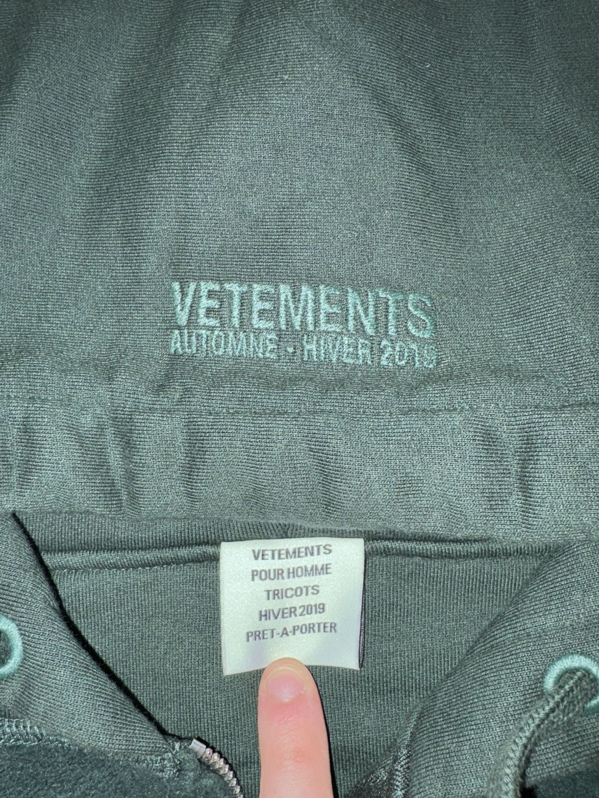 Vetements Vetements Zip Up Reverse hoodie Size S / US 4 / IT 40 - 4 Thumbnail