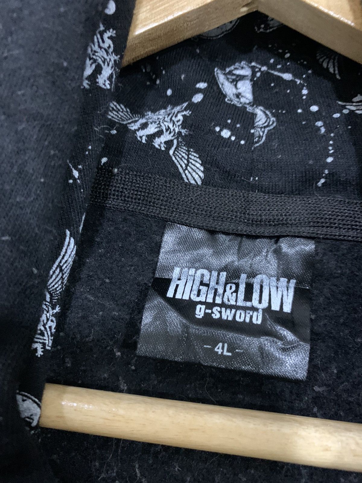 Anime Vintage High And Low G-Sword Hoodie Sweater Japanese Anime Size US XXL / EU 58 / 5 - 10 Thumbnail
