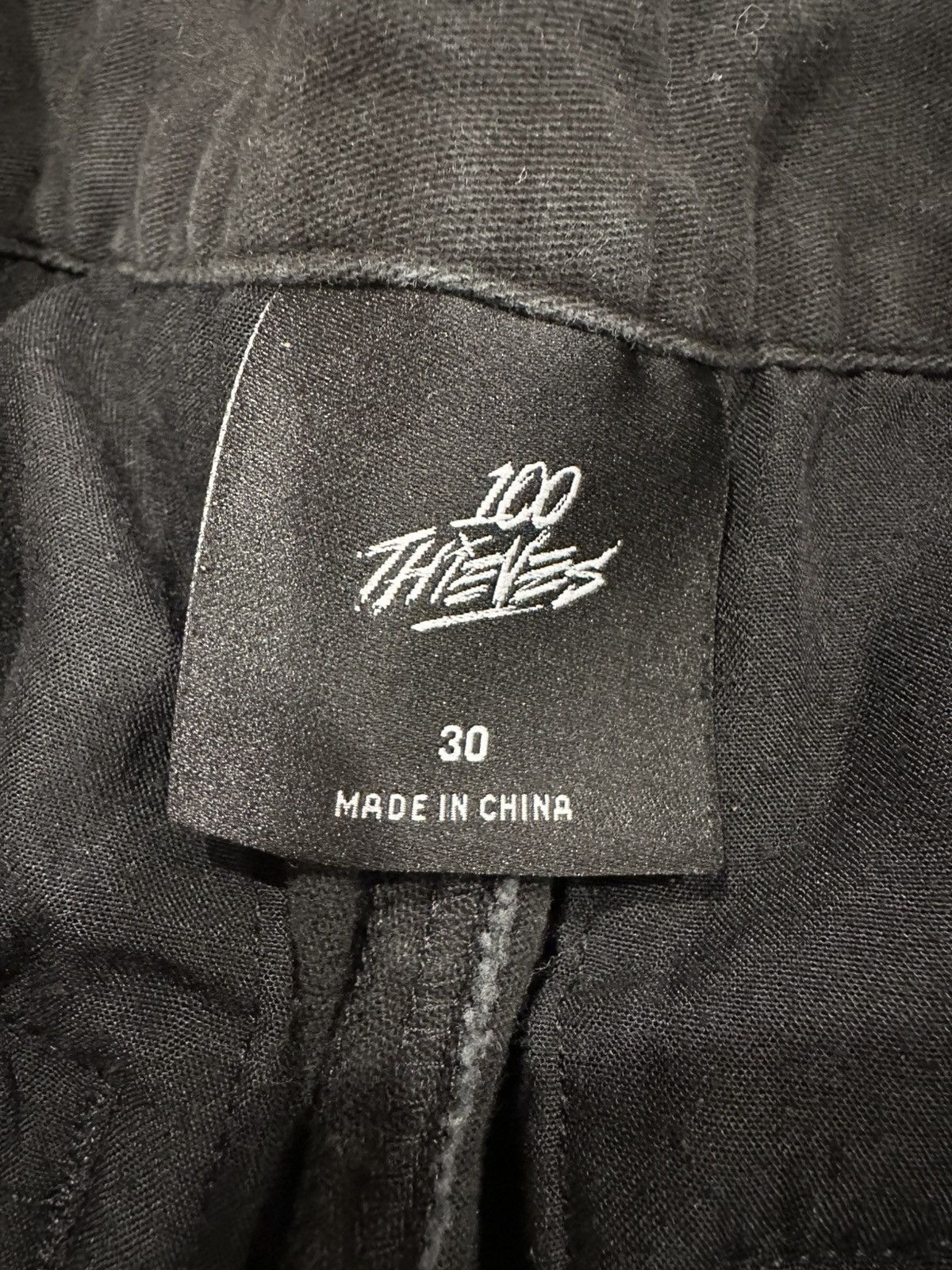 100 Thieves 100 Thieves Chino Pants — Black (30) Size US 30 / EU 46 - 4 Thumbnail