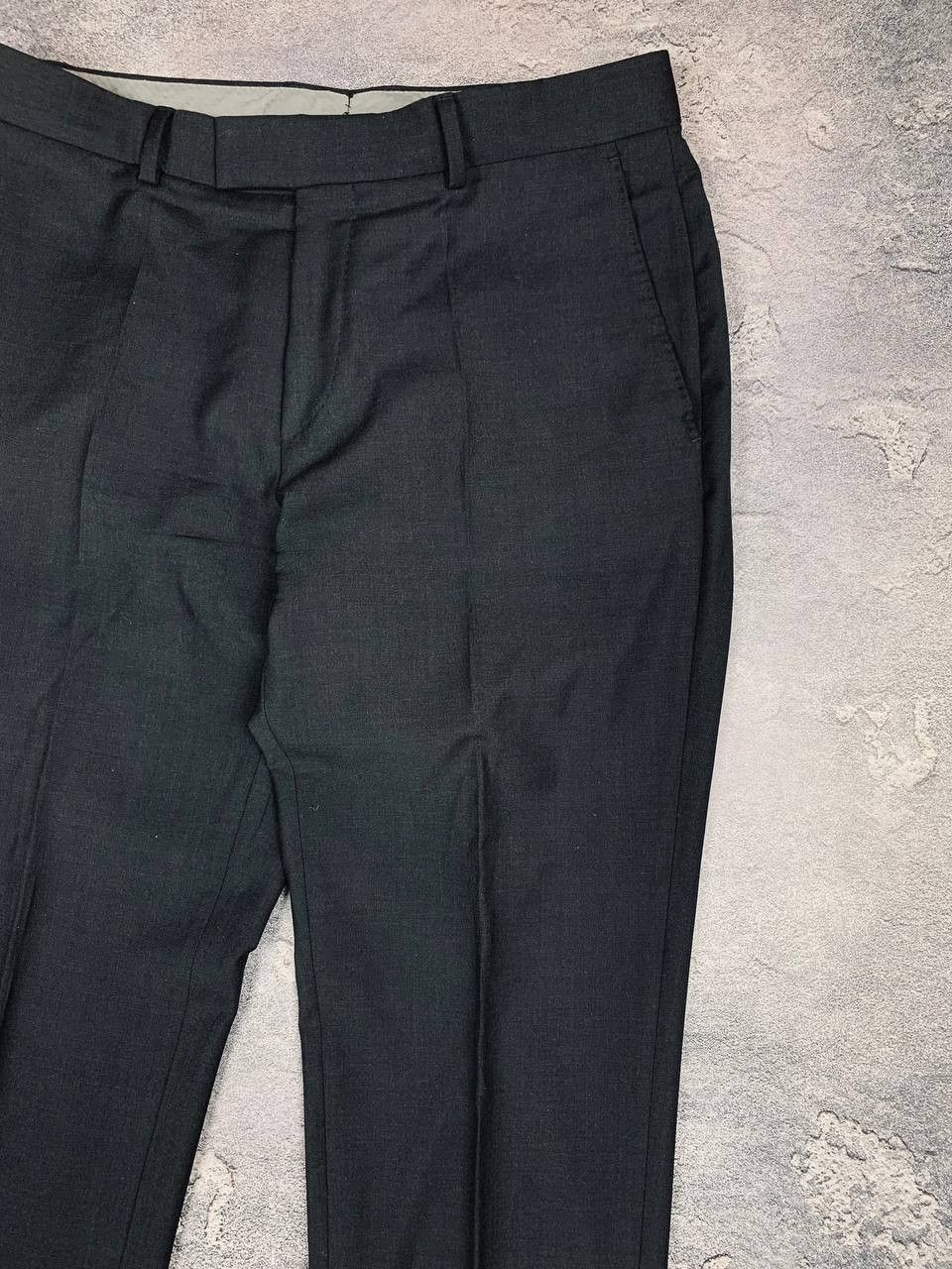 Hugo Boss Hugo Boss Men’s Dress Pants Size 48 32R Black Tailored Size US 32 / EU 48 - 3 Thumbnail