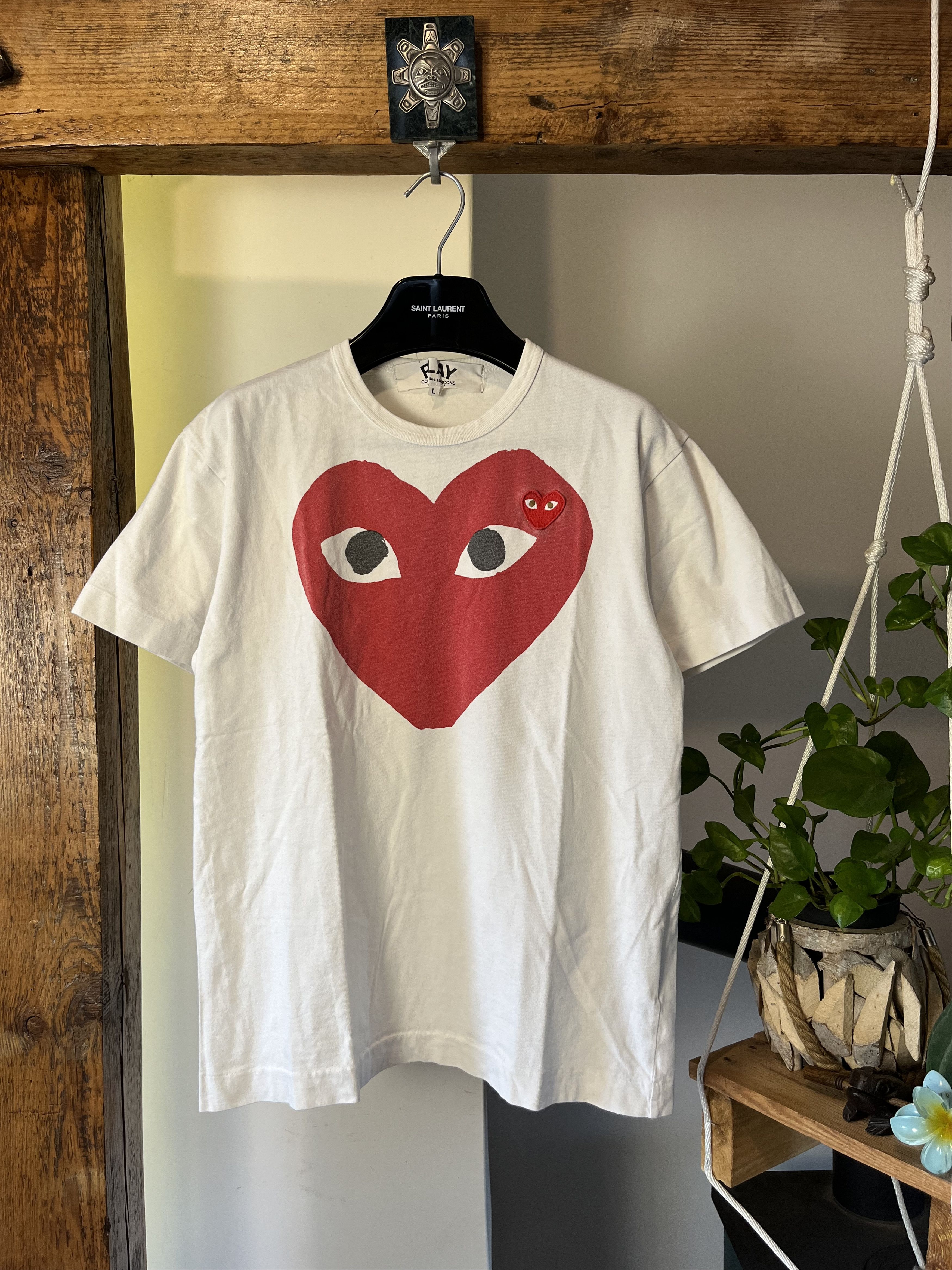Comme des Garcons PLAY Play Comme des Garçons Big Logo Heart Made in Japan Size US L / EU 52-54 / 3 - 1 Thumbnail