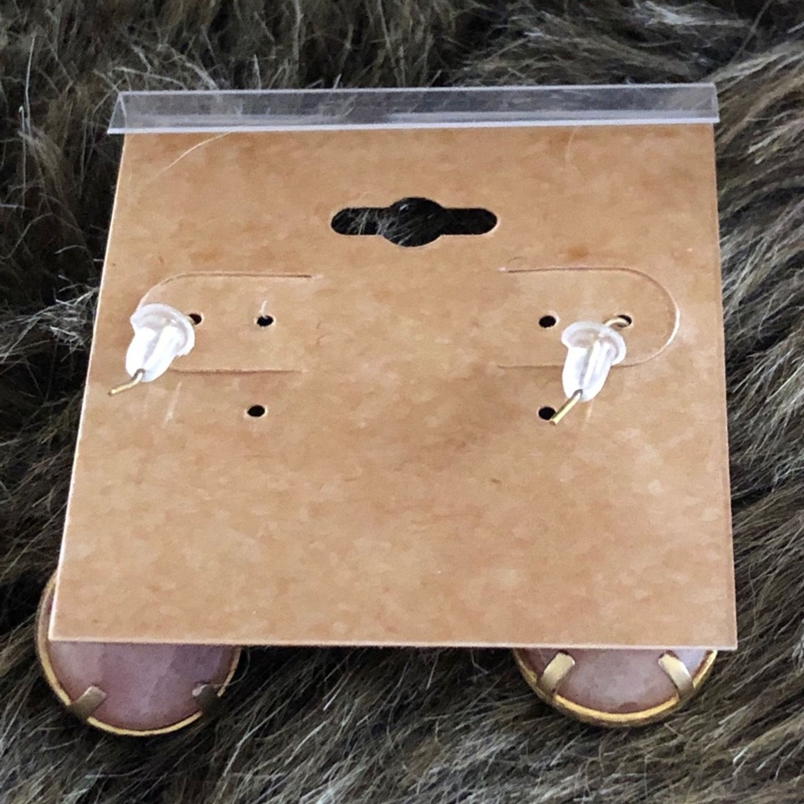Jewelry Genuine faceted pink quartz stone dangle earrings Size ONE SIZE - 5 Thumbnail