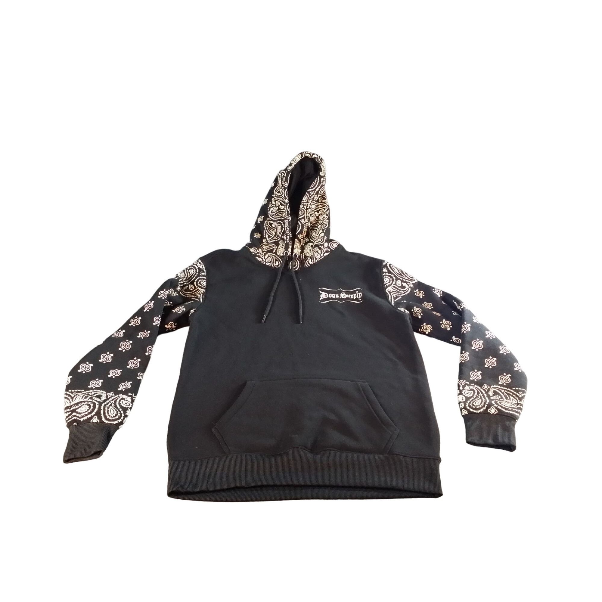 Other Dogg Supply By Snoop Dogg Hoodie Men Sz XS Bandana Black Hip Size US XS / EU 42 / 0 - 1 Thumbnail