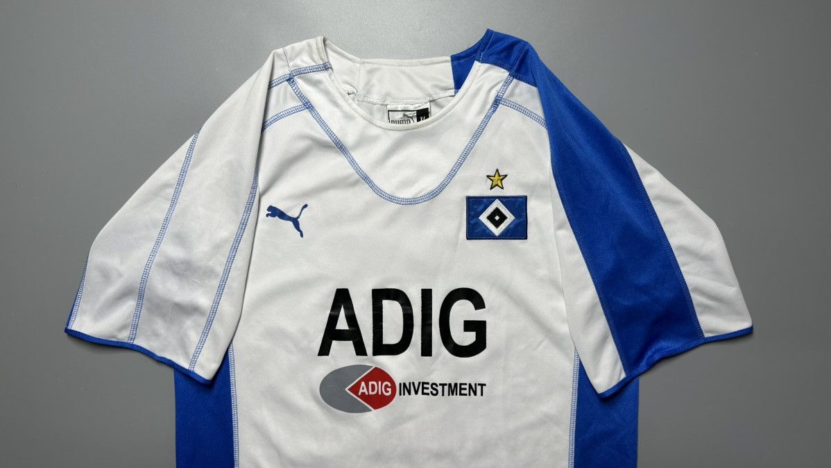 Puma HAMBURG PUMA 2005/2006 SOCCER HOME JERSEY #23 VAN DER VAART Size US XL / EU 56 / 4 - 3 Thumbnail