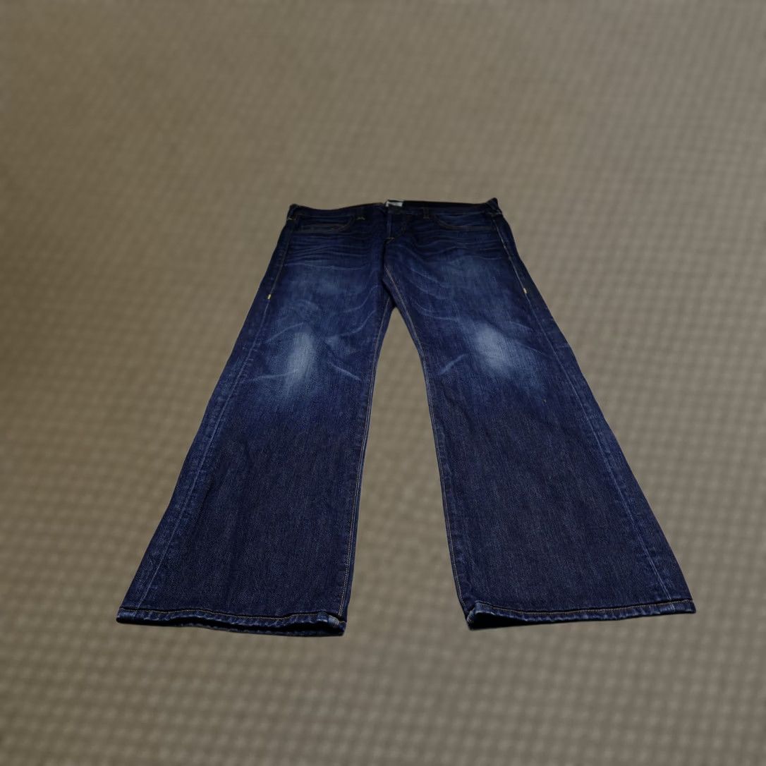 True Religion True Religion Bobby Jeans Men 34x32 Dark Denim Straight Whisker Fade USA Shirt? Size US 34 / EU 50 - 1 Thumbnail