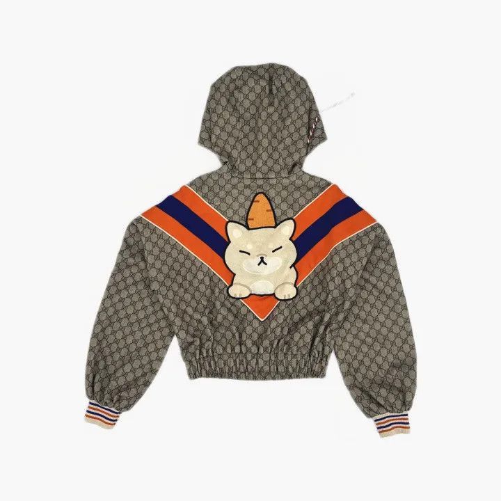 Gucci Gucci SS23 Striped Logo Embroidered Hoodie-2507 Size S / US 4 / IT 40 - 2 Thumbnail