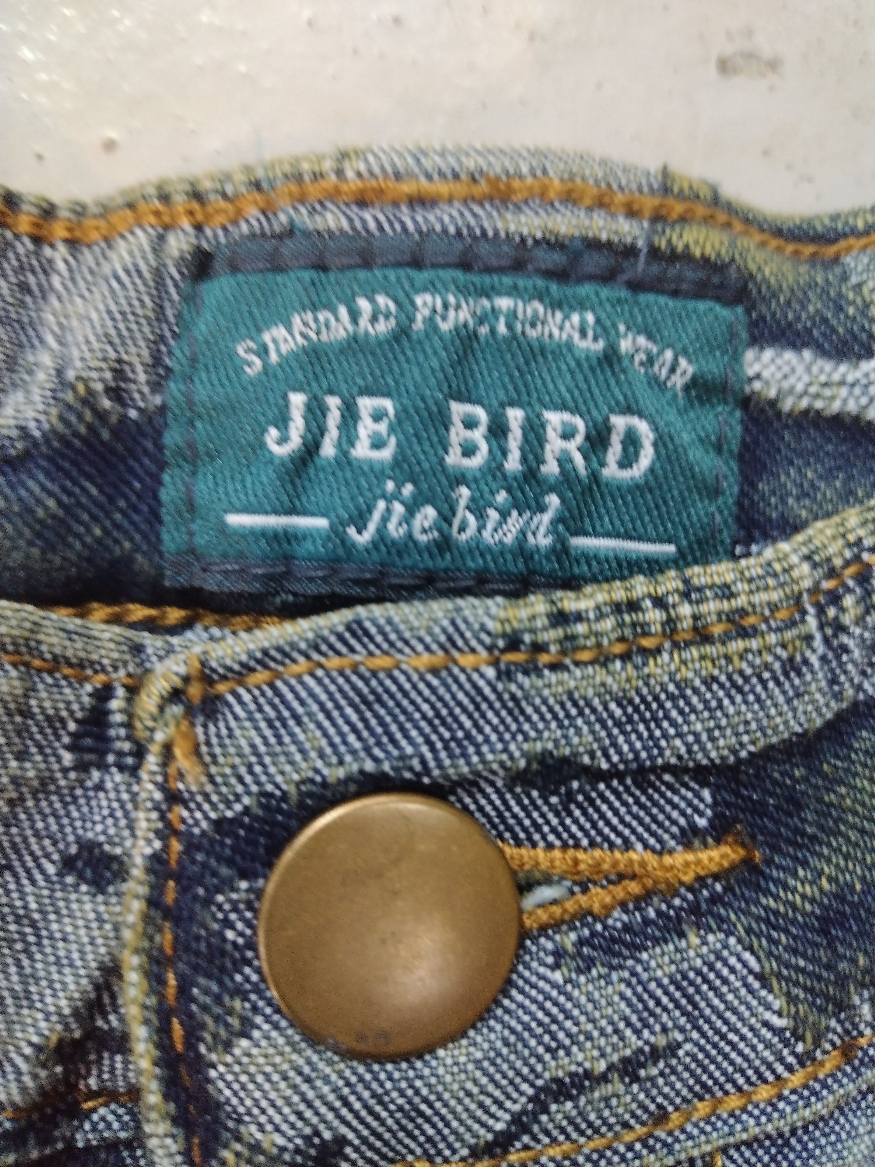 Designer Jie Bird denim jeans camouflage flared cutting Super Stretch Size 28" / US 6 / IT 42 - 14 Thumbnail