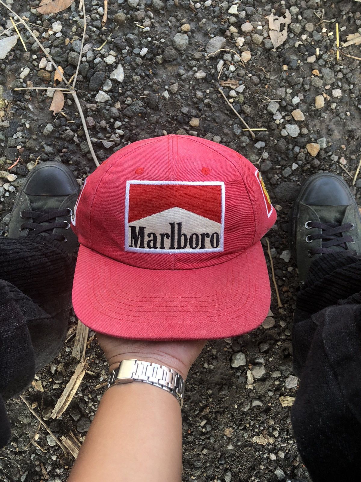 Marlboro 🚫 SOLD 🚫 Vintage Marlboro Racing x Ferrari Hat Size ONE SIZE - 2 Thumbnail
