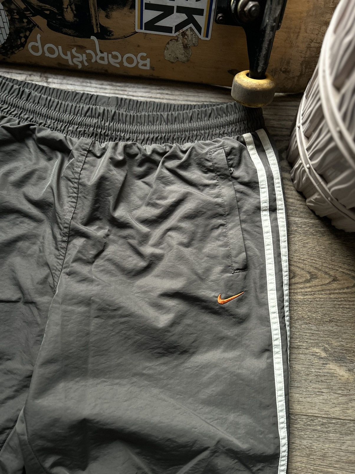 Nike × Vintage Vintage Nike Parashute Track Pants Drill 90s Size US 32 / EU 48 - 8 Thumbnail