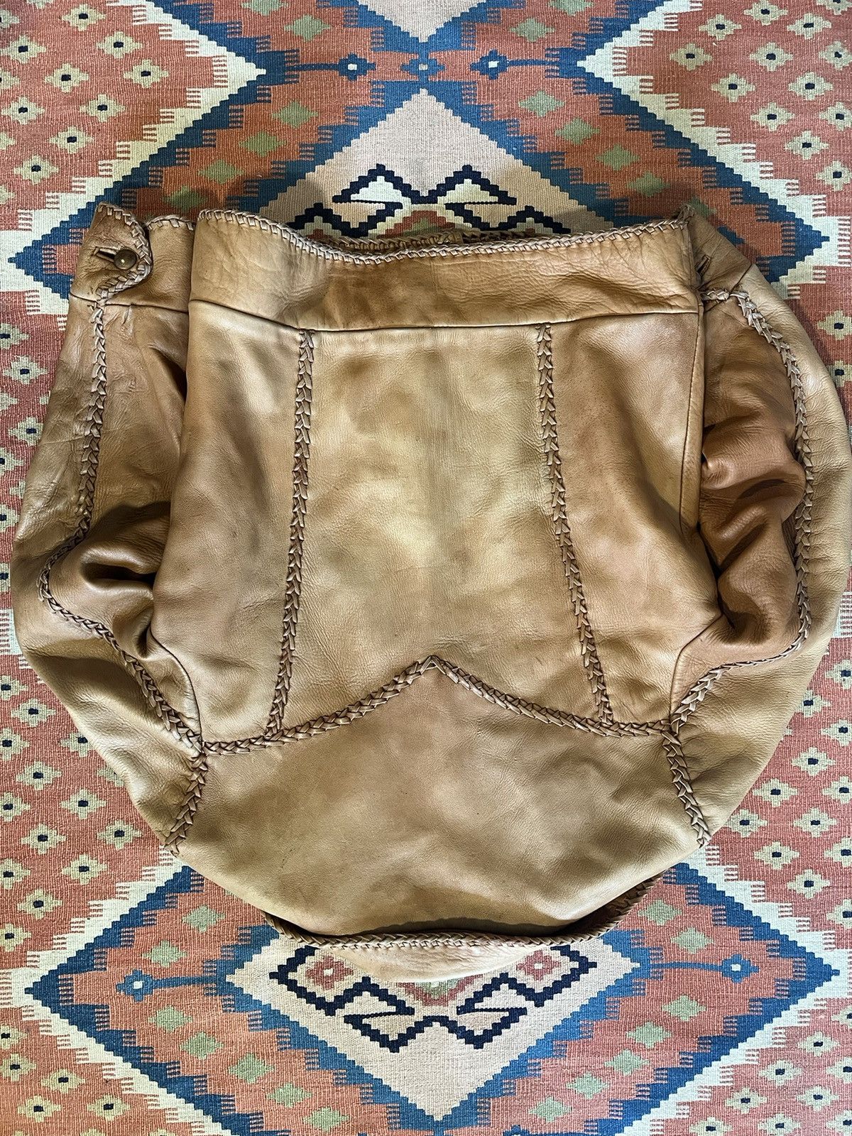 Vintage cropped leather jacket cowboy calf skin RARE 50’s western Size US S / EU 44-46 / 1 - 14 Thumbnail