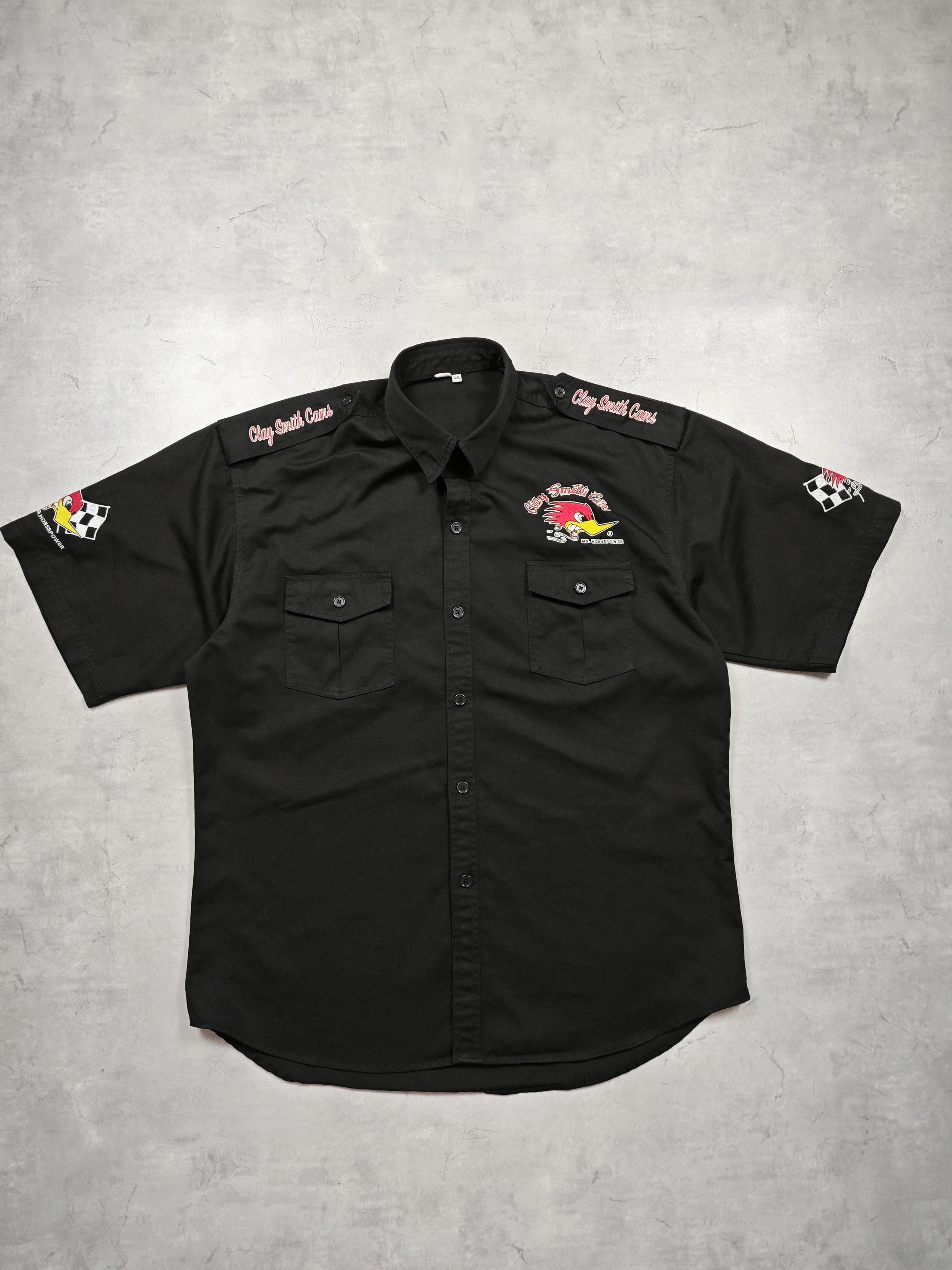 Vintage Clay Smith Mr.Horsepower vintage racing shirt Size US XL / EU 56 / 4 - 1 Thumbnail