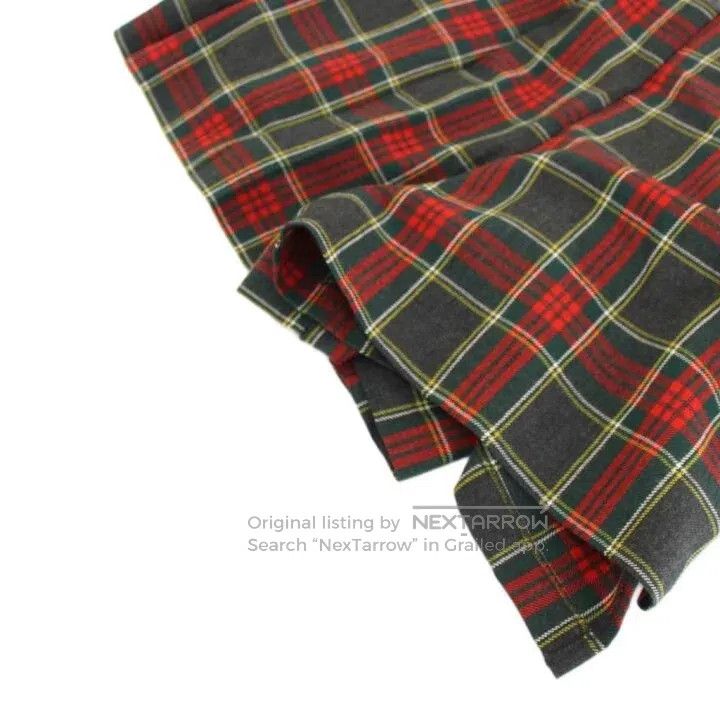 Comme des Garcons Comme Des Garcons size S Vintage Asymmetrical Plaid Pleate Size 22" - 7 Thumbnail