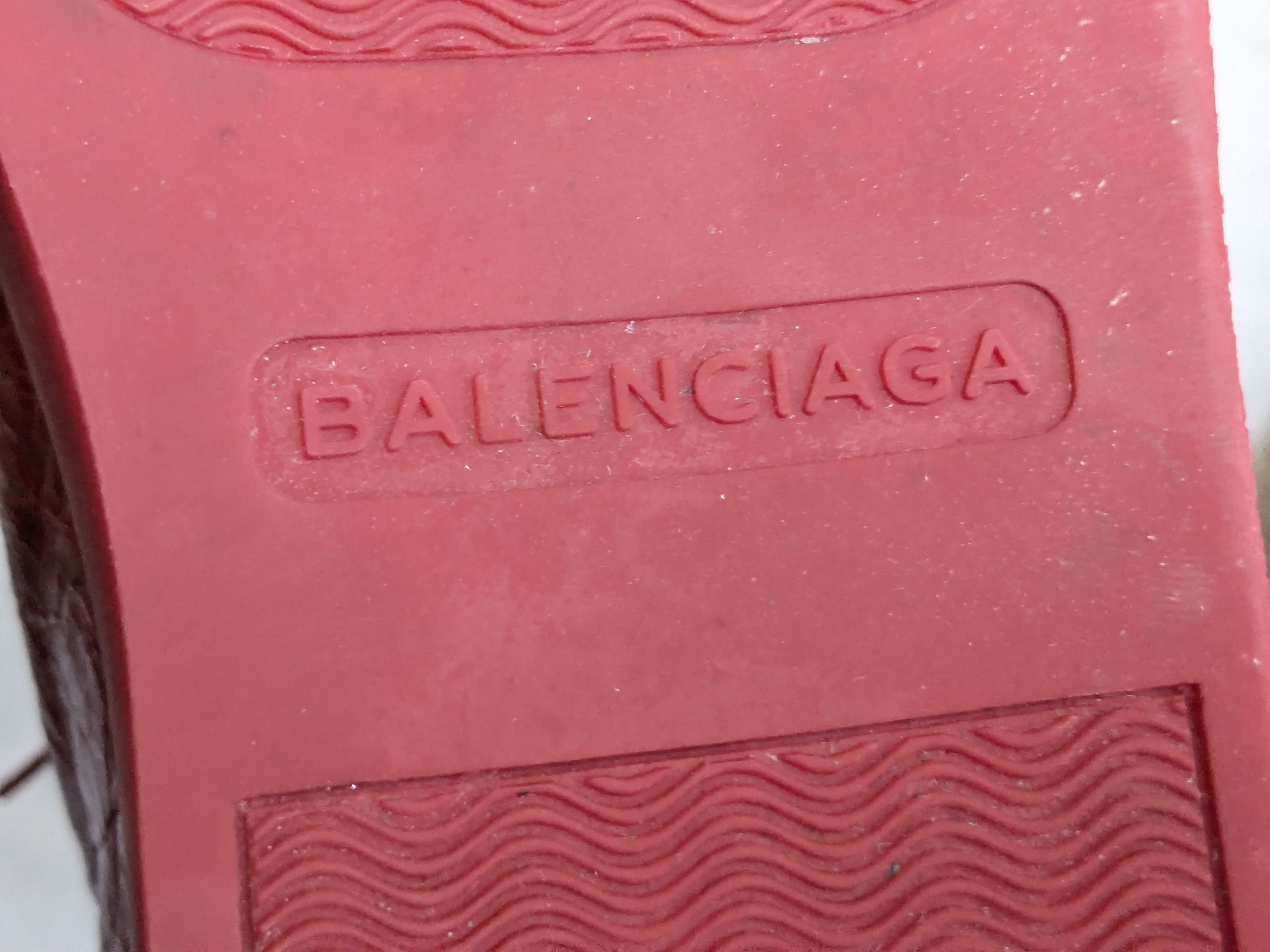Balenciaga Balenciaga Arena Sneakers Red 14 High Tops Leather Size US 14 / EU 47 - 14 Thumbnail