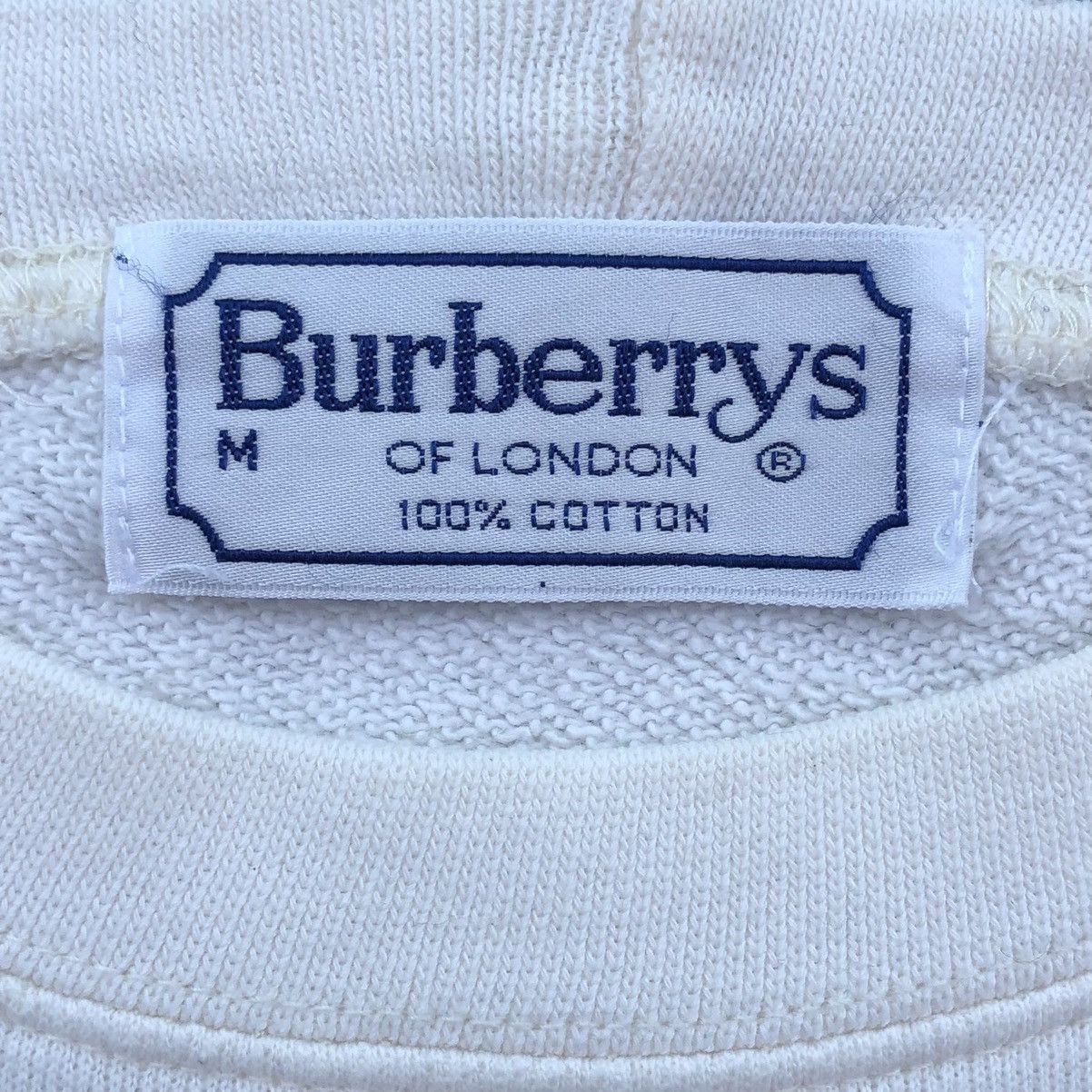 Burberry Vintage Burberrys Embroidery Spellout Sweatshirts Size US M / EU 48-50 / 2 - 10 Thumbnail