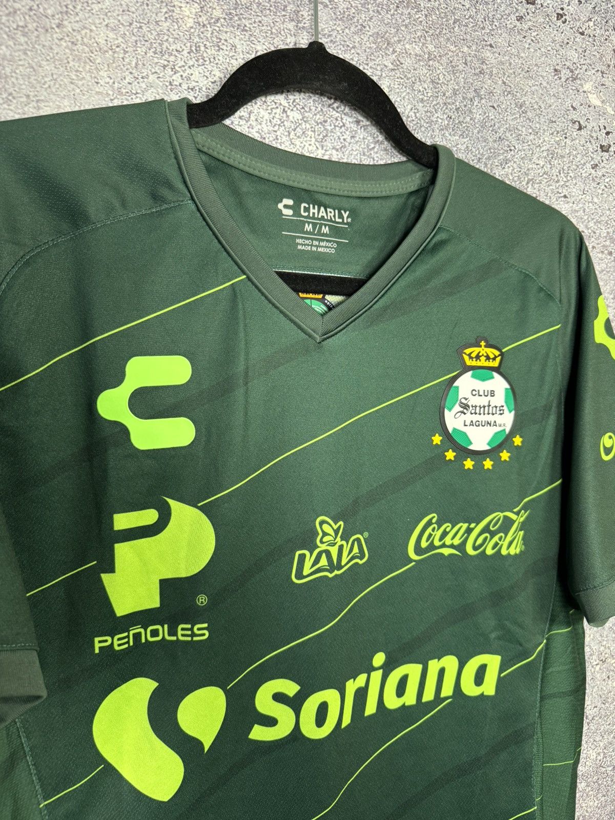 Vintage Vintage Santos Laguna 2019/20 Charly Soccer Jersey Medium Size US M / EU 48-50 / 2 - 10 Thumbnail