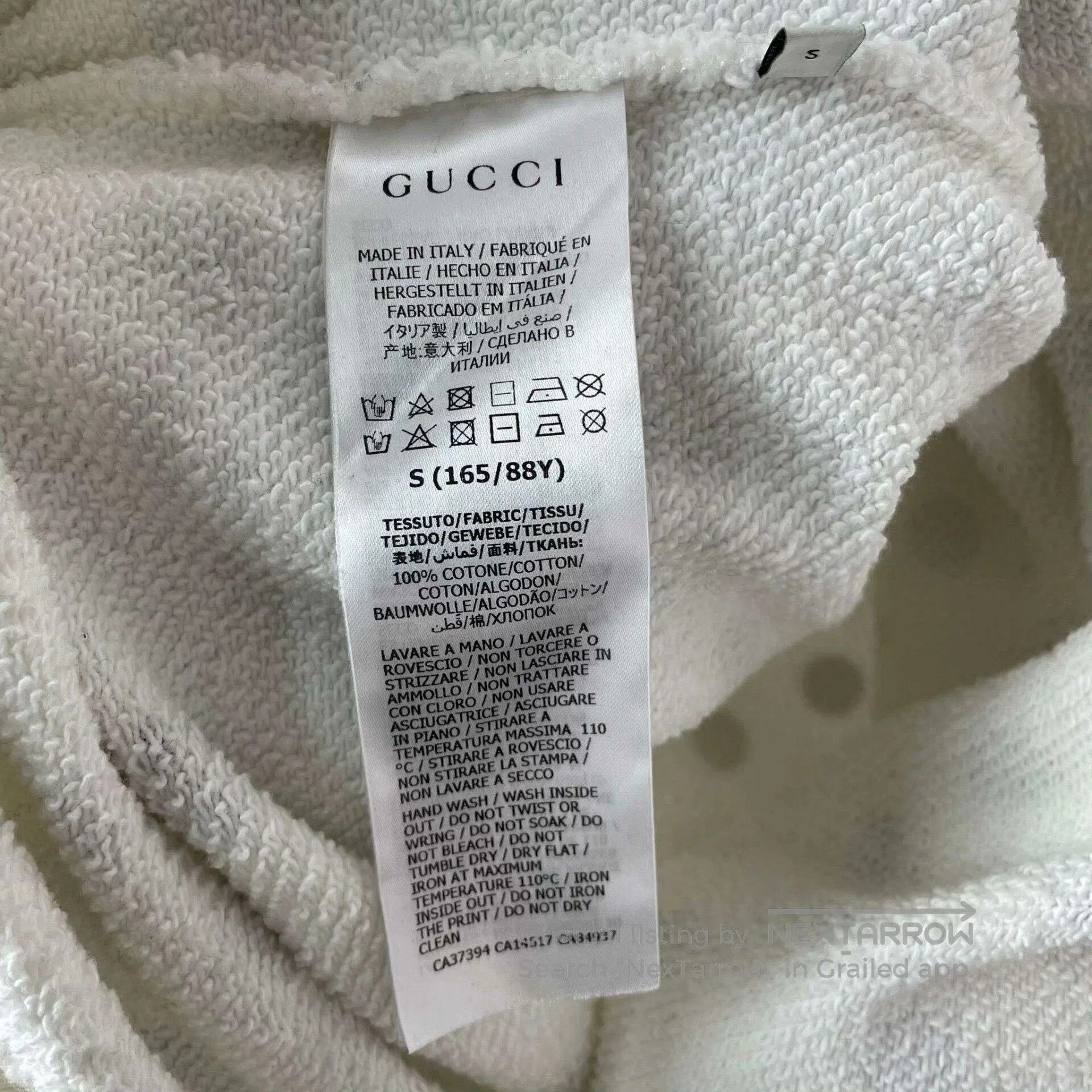 Gucci Gucci White Polka Dot Logo Sweatshirt S. Size S / US 4 / IT 40 - 7 Thumbnail