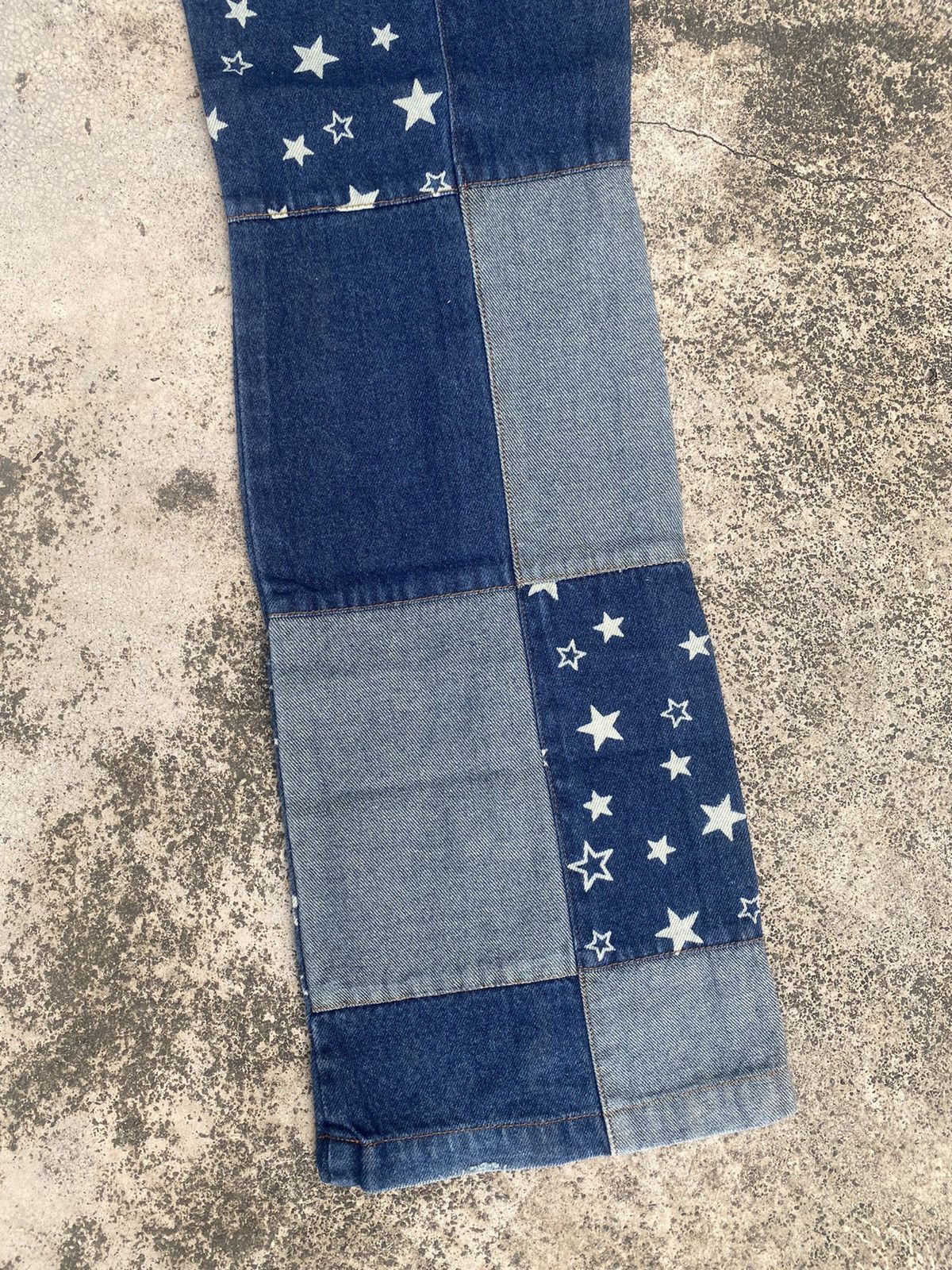 Hysteric Glamour × Japanese Brand Flare Jeans Chocolate Hagi Patchwork Bootcut Size 24 Size US 26 / EU 42 - 17 Thumbnail