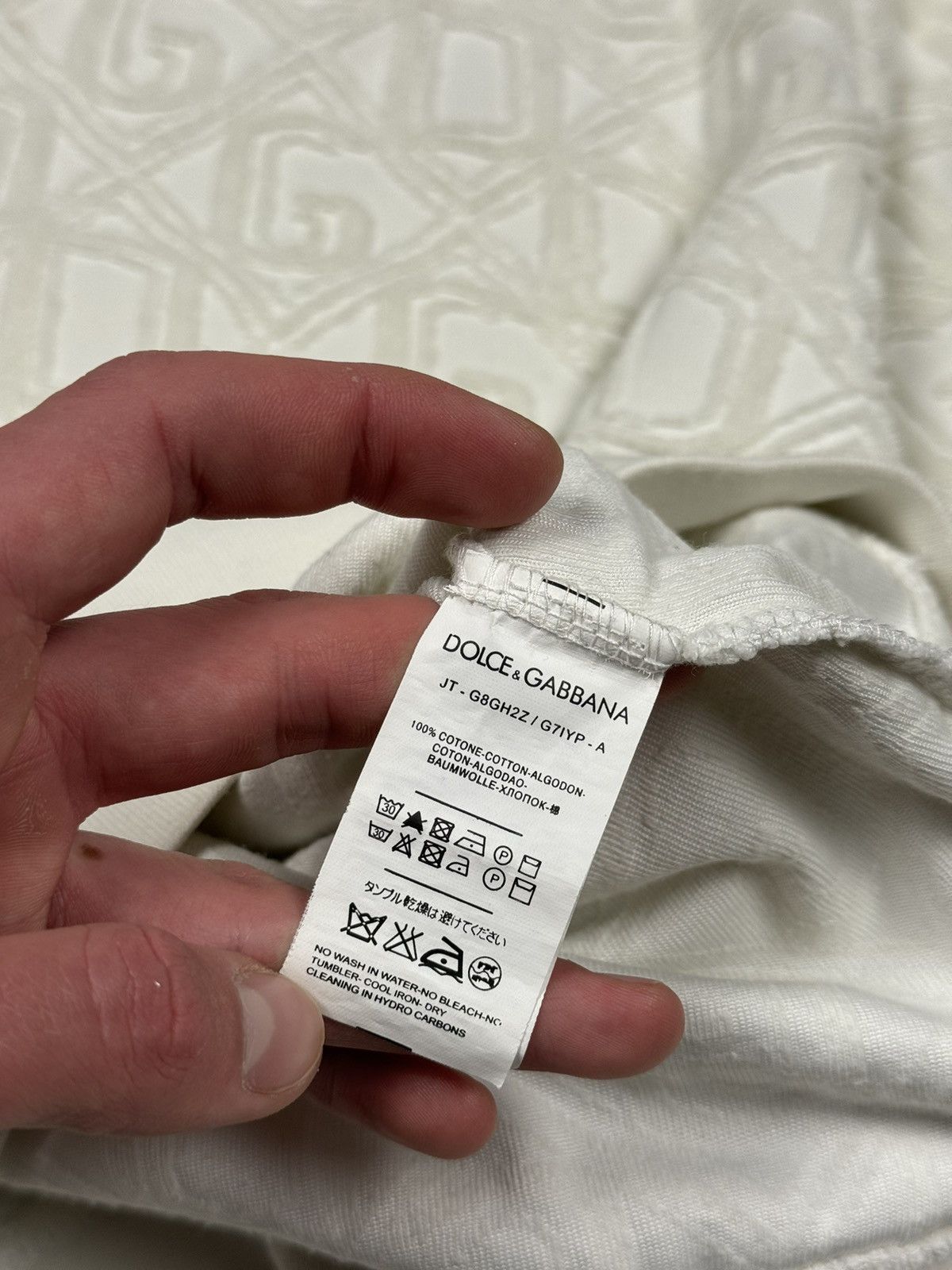 Dolce & Gabbana Dolce & Gabbana White Monogram Sweatshirt Size 50 Size US M / EU 48-50 / 2 - 12 Thumbnail
