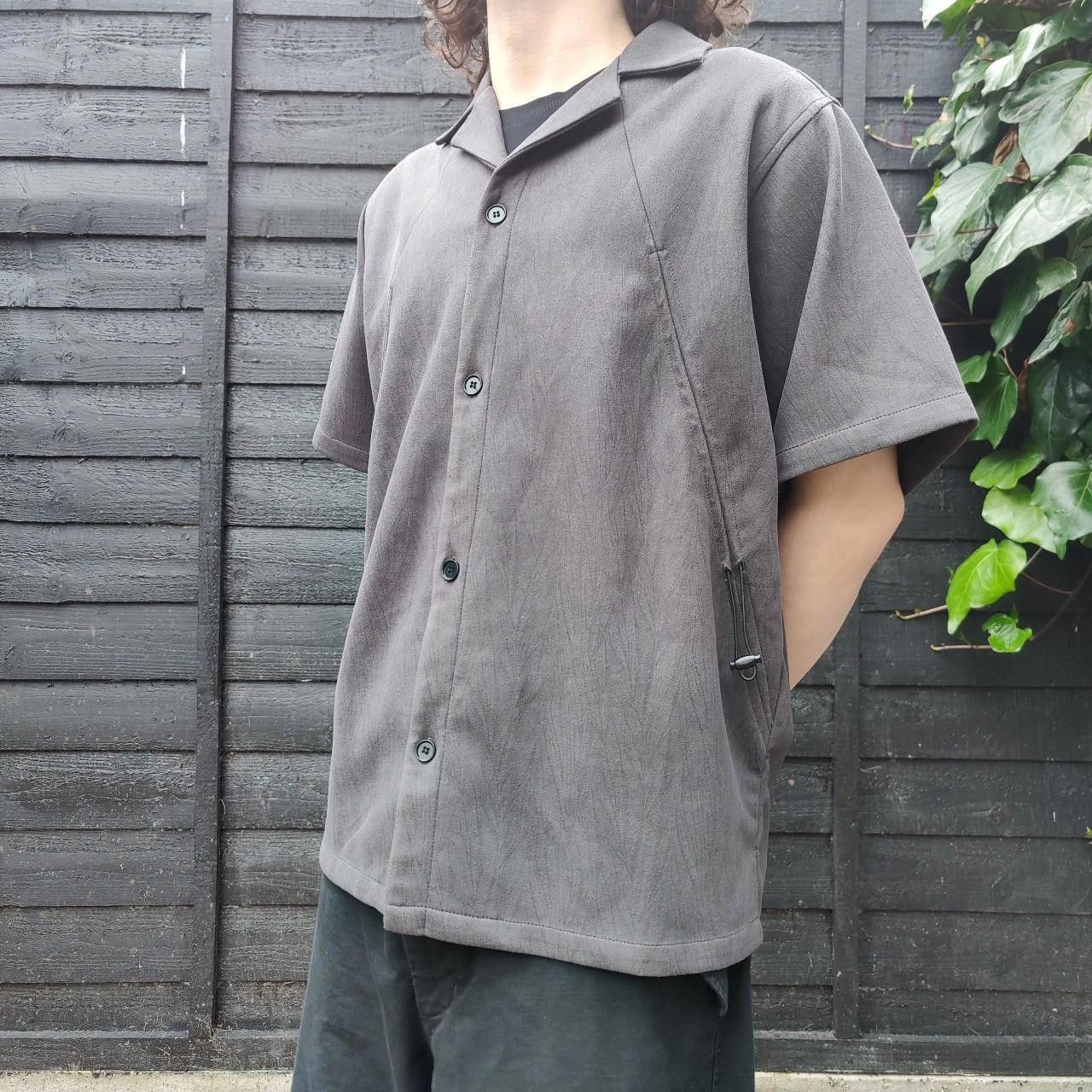 Other Japanese Grey Technical Button-up Shirt Size US L / EU 52-54 / 3 - 3 Thumbnail