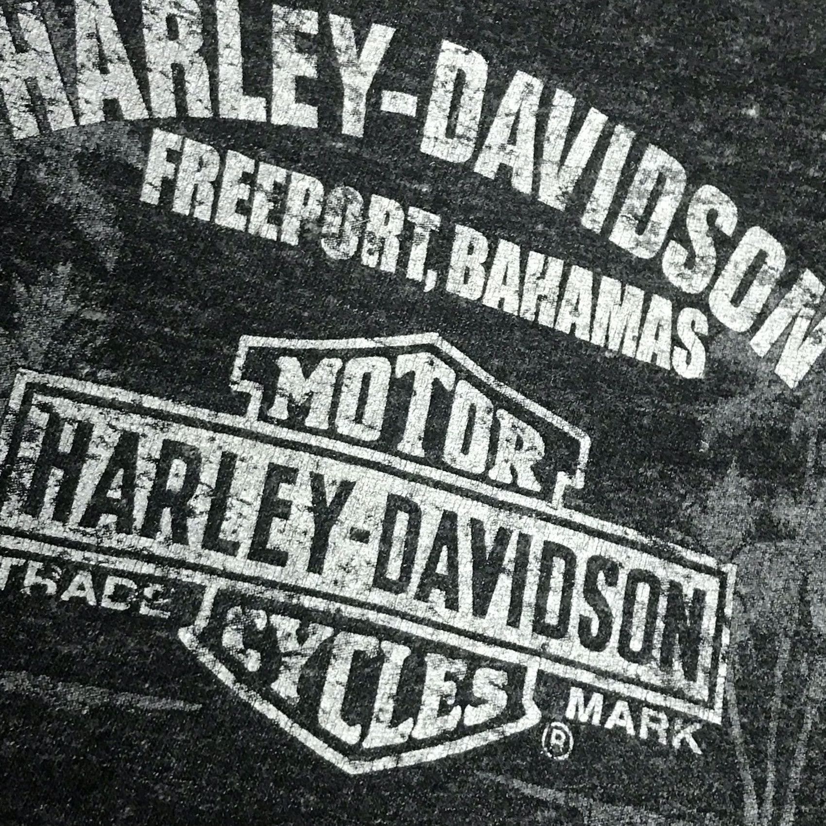 Harley Davidson Harley-Davidson Women Top T-Shirt 3/4 Raglan Colorblock Bahamas Gray L Crew Neck Pullover Casual Shirt Size L / US 10 / IT 46 - 5 Thumbnail