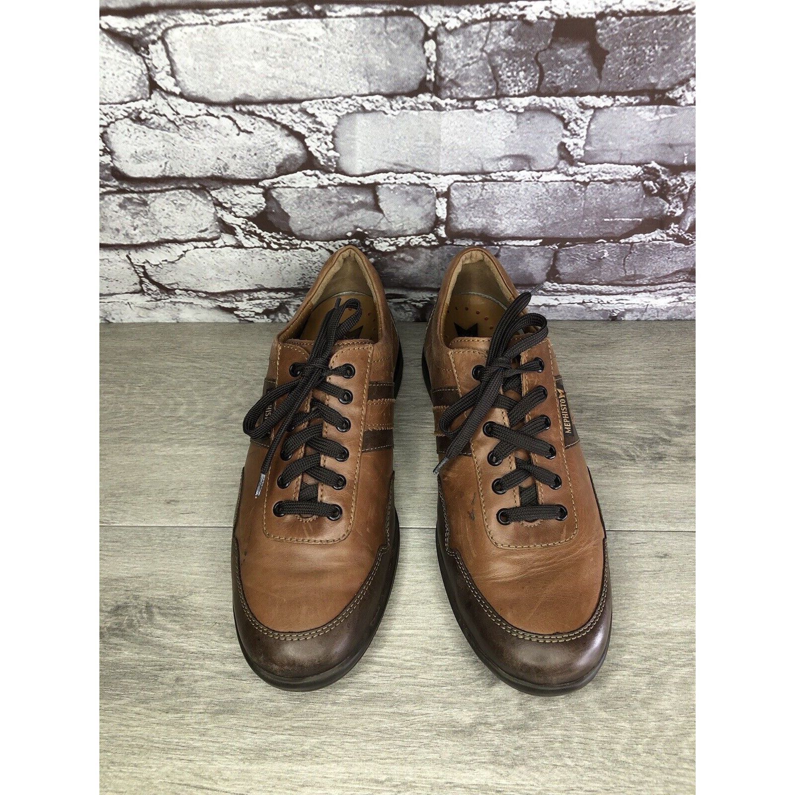 Mephisto Mephisto Air Jet Leather Brown Leather Driving Sneakers Shoe Size US 9 / EU 42 - 13 Thumbnail