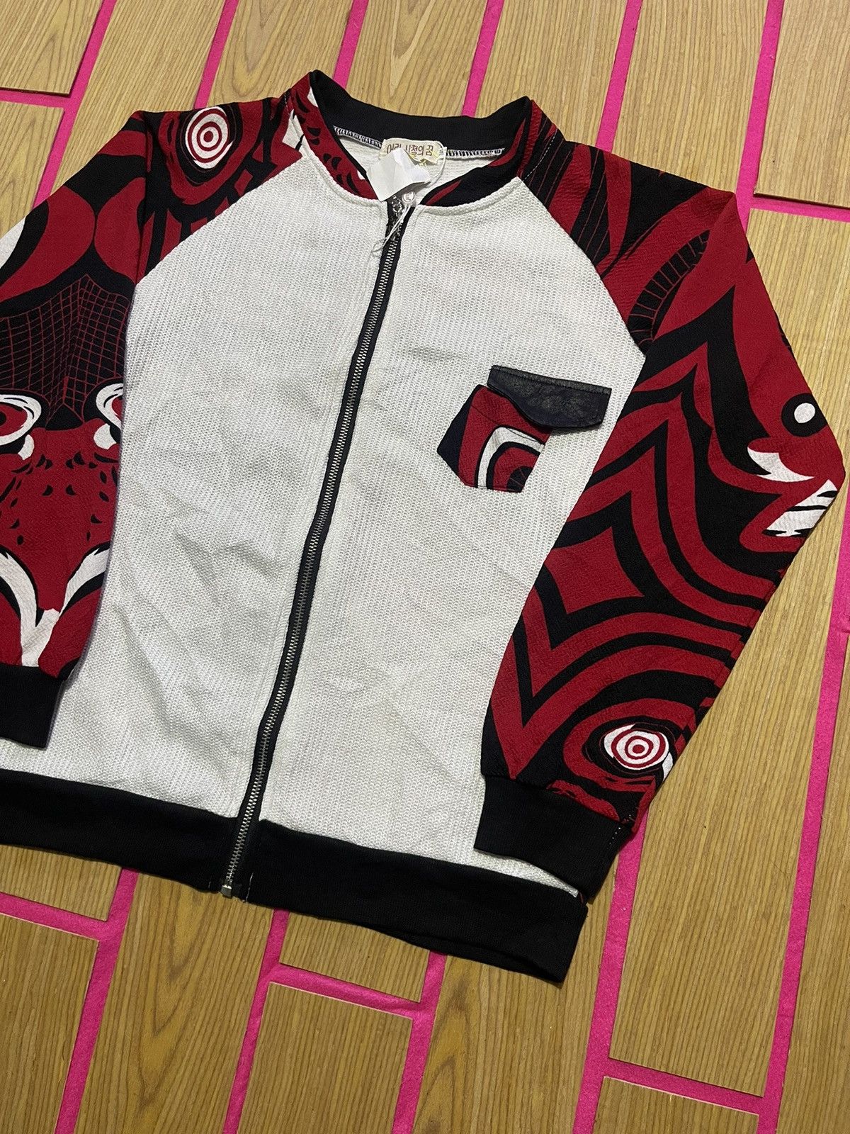 If Six Was Nine Y2K sweater full ziper color full red Size US M / EU 48-50 / 2 - 5 Thumbnail