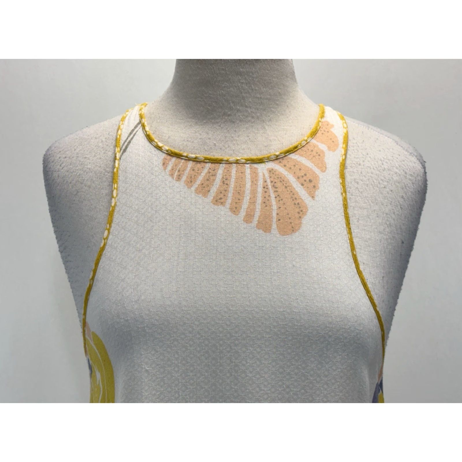 Free People Free People Intimately Someone Like You Slip Dress Yellow Floral Sz XS Mini Boho Size XS / US 0-2 / IT 36-38 - 5 Thumbnail