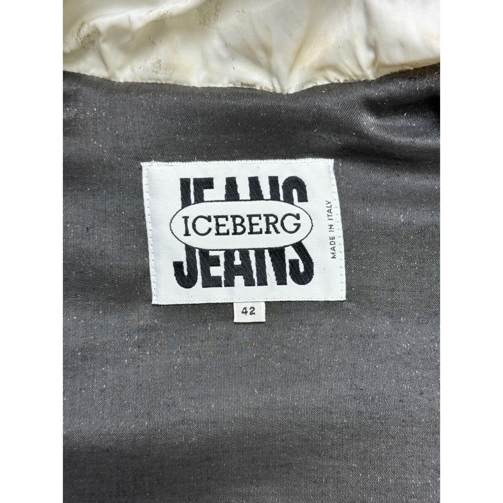 Iceberg Iceberg Jeans Vintage Distressed Silver Vest (Y1116) Size M / US 6-8 / IT 42-44 - 10 Thumbnail