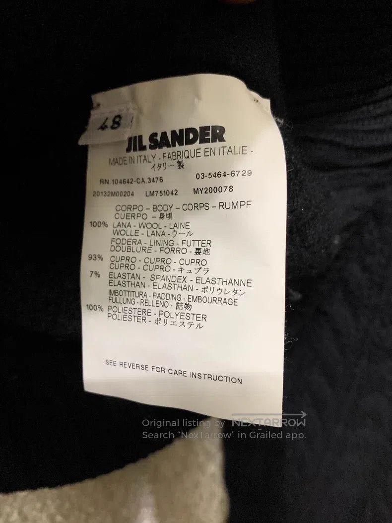 Jil Sander Jil Sander size 48 Men's Thick Hooded Wool Jacket Size US M / EU 48-50 / 2 - 5 Thumbnail