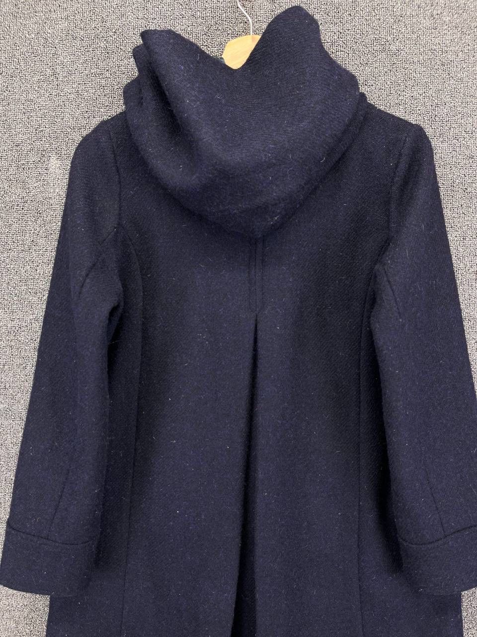 Harris Tweed Rare Hooded Button Up Wool Jacket