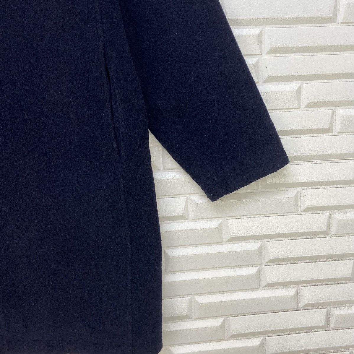 Yohji Yamamoto Ined Homme by Yohji Yamamoto Zipper Wool Long Coat Size US S / EU 44-46 / 1 - 7 Thumbnail