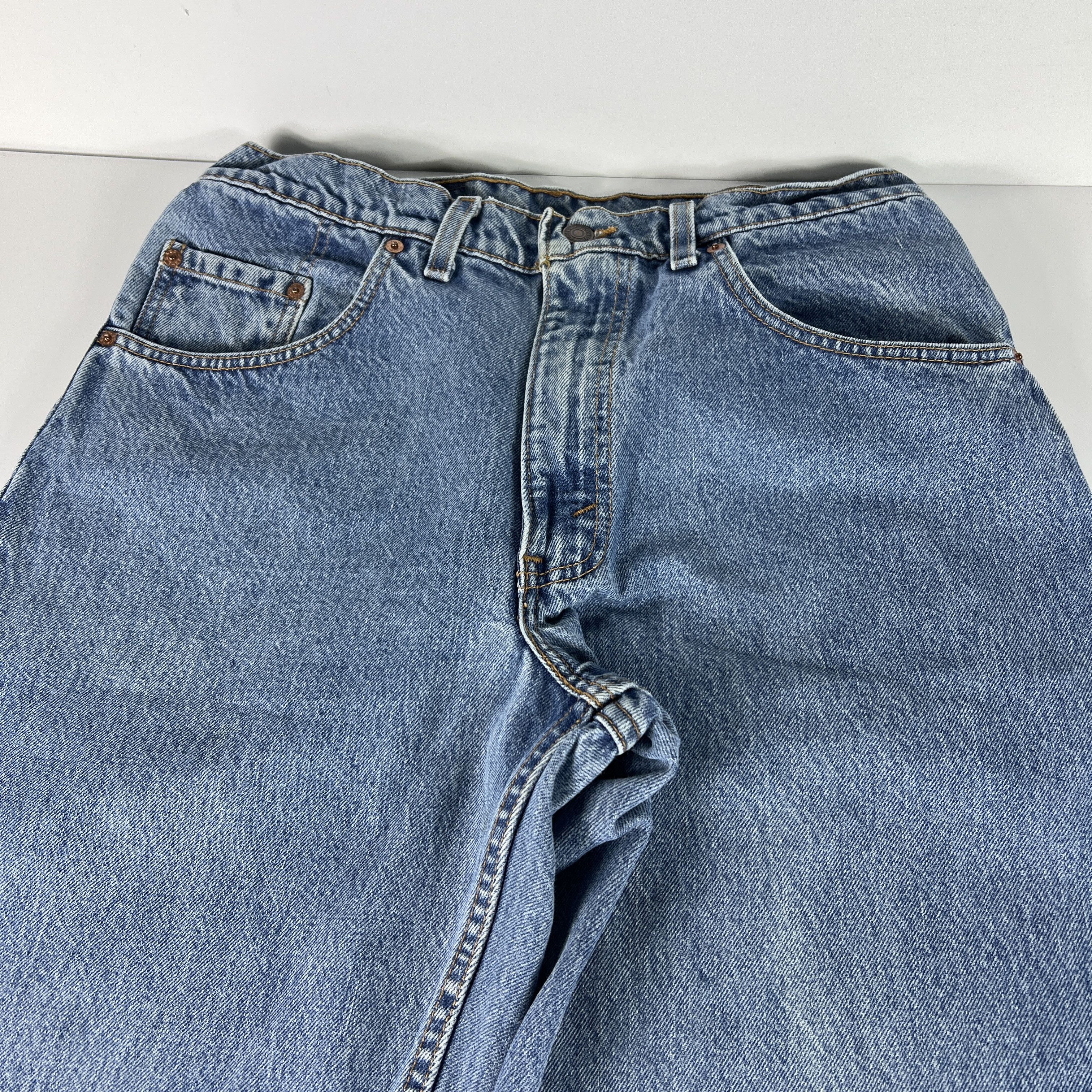 Levi's × Vintage VTG 90s Levi's Jeans 560 Loose Tapered Blue Cotton Denim Size US 32 / EU 48 - 3 Thumbnail