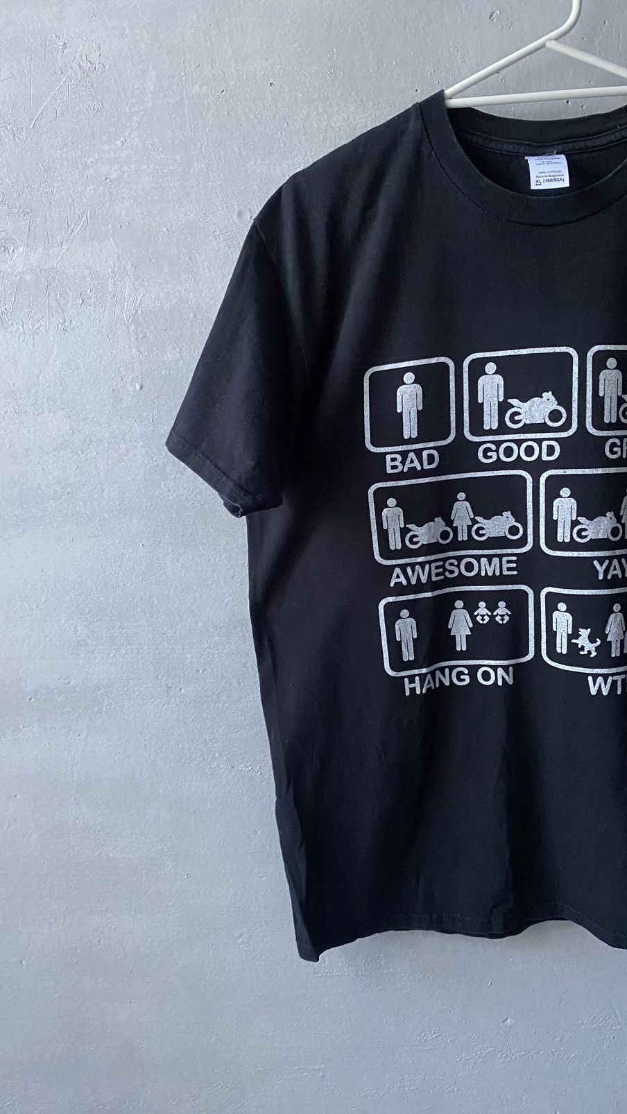 Other Motorcycle Biker Bad Good Awesome Even Better Yay WTF Size US XL / EU 56 / 4 - 2 Thumbnail