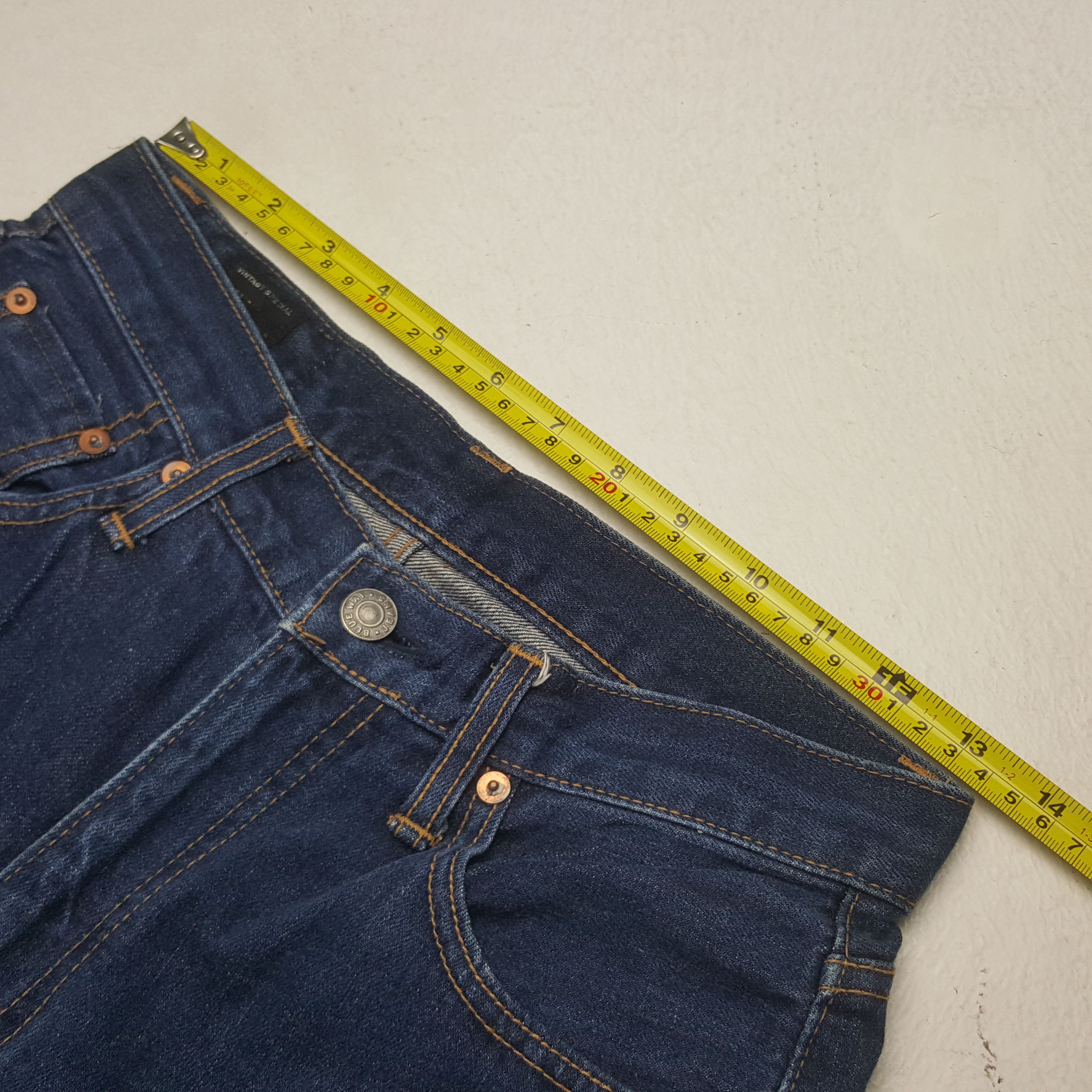 Vintage Vintage Blueway Japanese Brand Denim Jeans RR10 Size US 27 - 7 Thumbnail