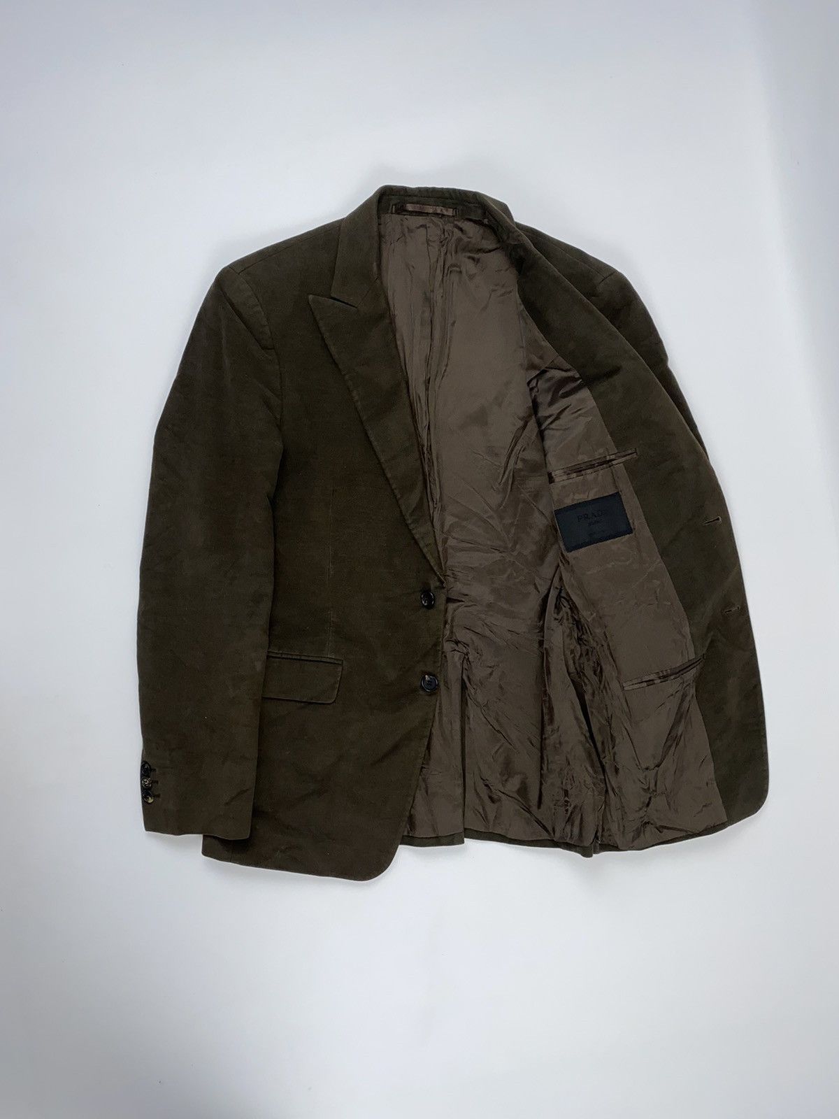 🚨 Prada Milano vintage blazer cotton jacket man's 48R