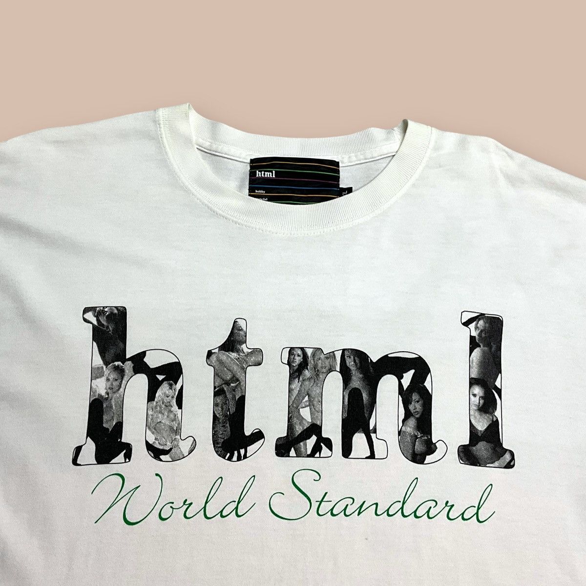 Japanese Brand HTML World Standard "Nudes" Tee Size US XL / EU 56 / 4 - 3 Thumbnail