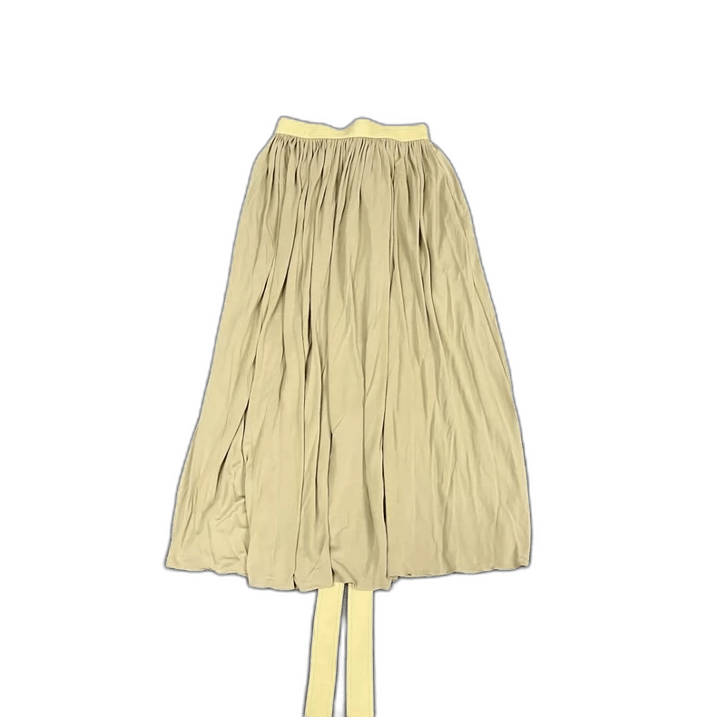 Celine Celine Pleated Faux Leather Midi Skirt Size 36" / US 14 / IT 50 - 1 Thumbnail