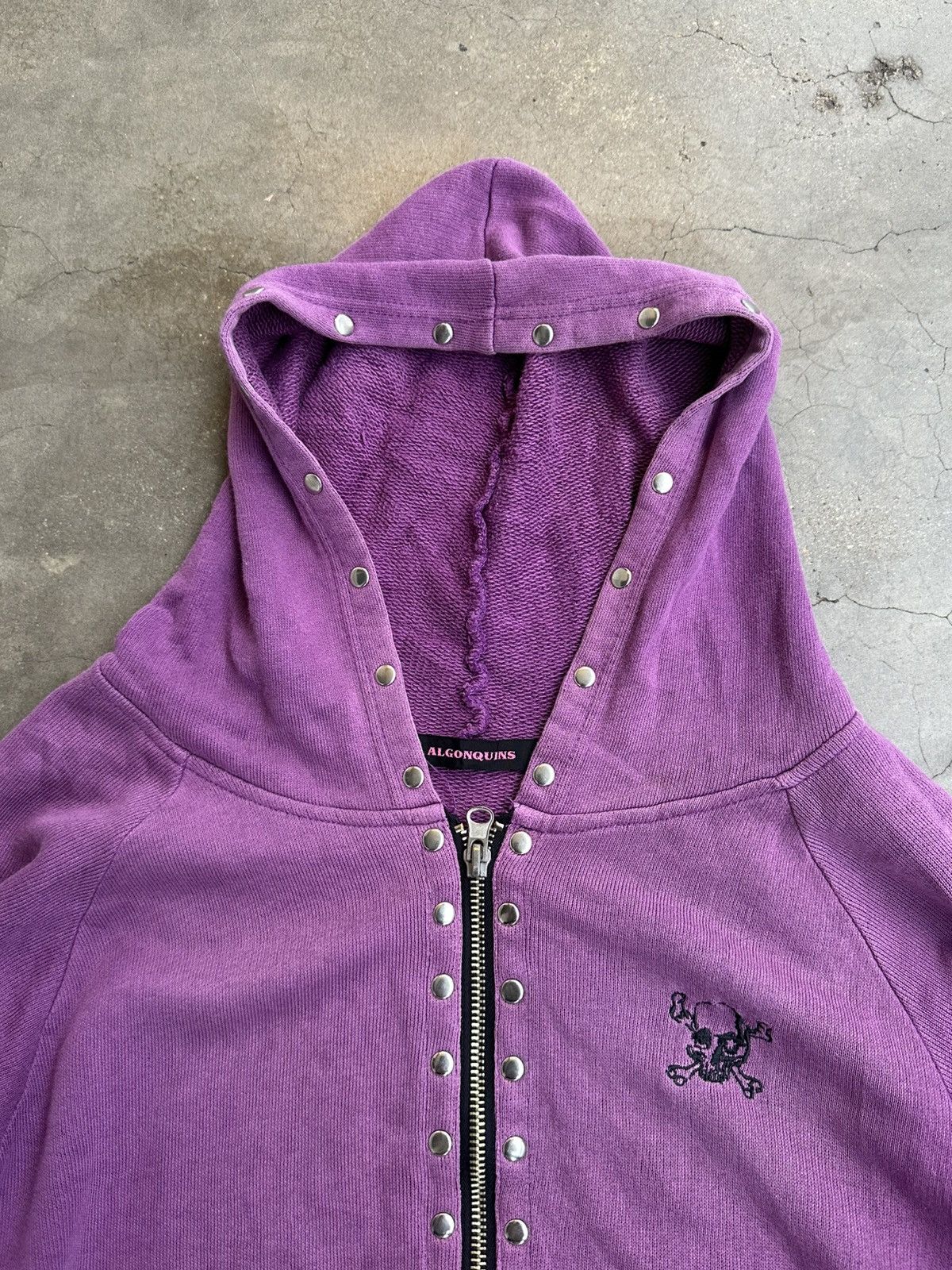 20471120 Algonquins Seditionaries Studded Distressed Hoodie Size US M / EU 48-50 / 2 - 3 Thumbnail