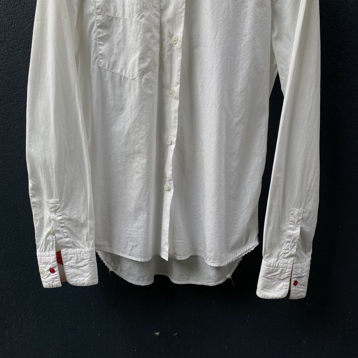 Paul Smith Paul Smith White Shirt with Floral Cuffs Size XL / US 12-14 / IT 48-50 - 9 Thumbnail