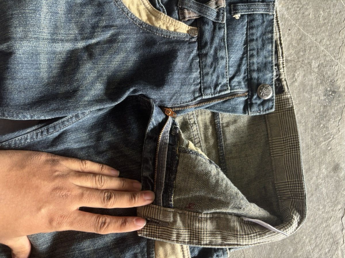 Hysteric Glamour SICK DOUBLE WAIST JAPANESE DENIM SKULL BUTTON Size US 32 / EU 48 - 4 Thumbnail