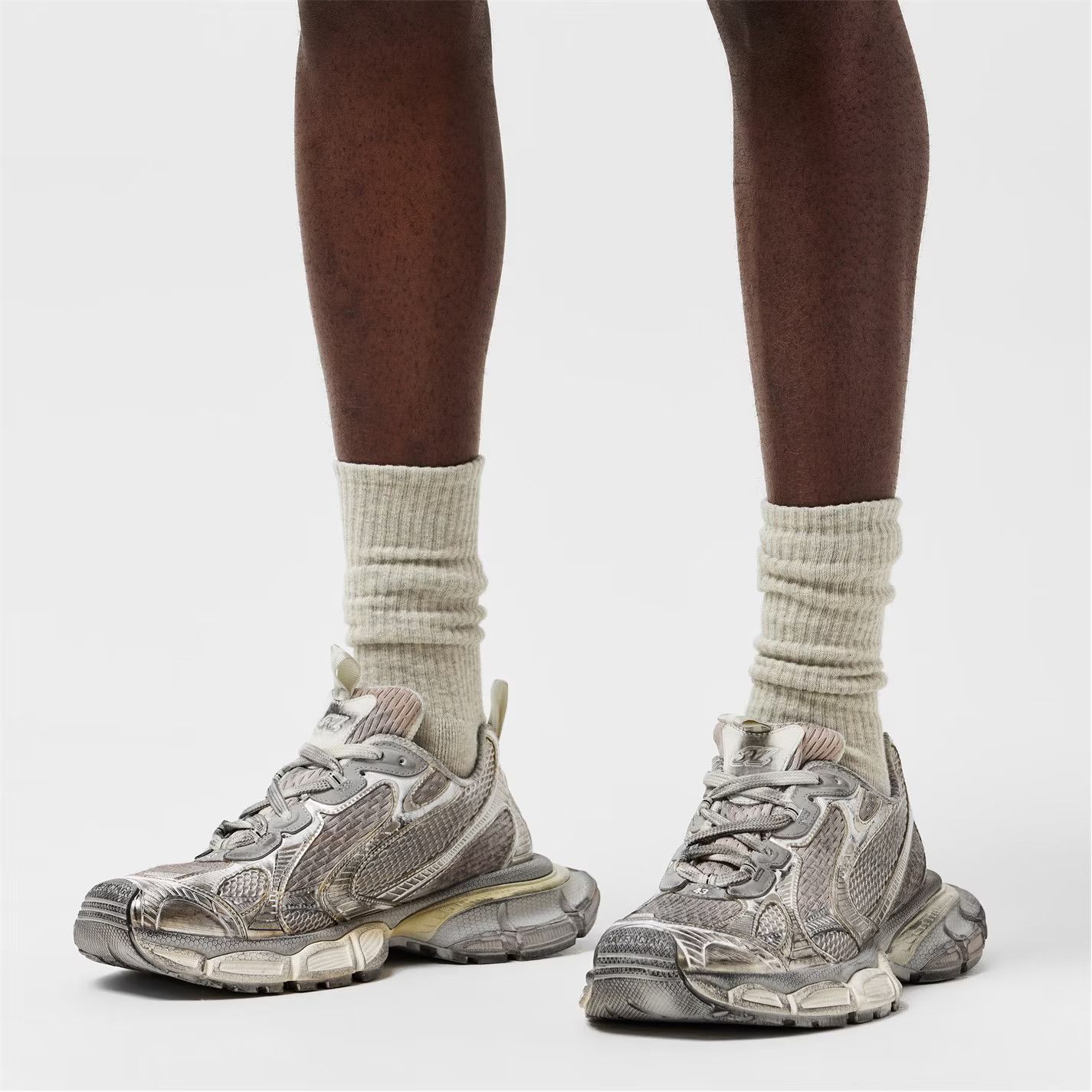Balenciaga o1g2r1mq0226 3XL Low Top Trainers in Multicolor Size US 11 / EU 44 - 2 Thumbnail