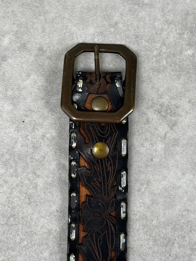 Dsquared2 Dsquared2 Brown Indian Details Leather & Copper Belt Size ONE SIZE - 6 Thumbnail
