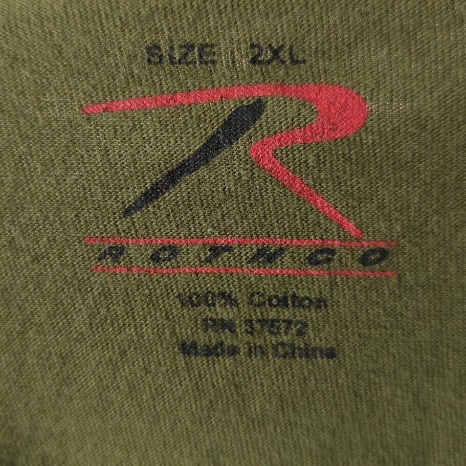 Rothco Rothco Military T Shirt Mens Size XL Green Skills USA Size US XL / EU 56 / 4 - 5 Thumbnail