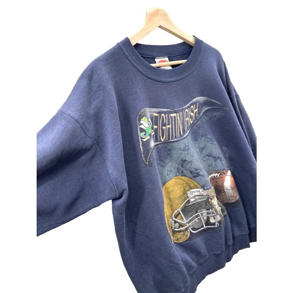 Nutmeg × Vintage 1990's Notre Dame University College Graphic Crewneck Size US M / EU 48-50 / 2 - 6 Thumbnail