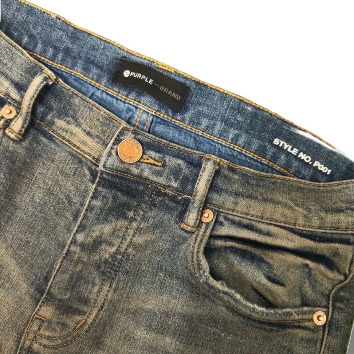 Purple Brand Purple Brand P001 “Oil Wash” Denim Size US 28 / EU 44 - 3 Thumbnail