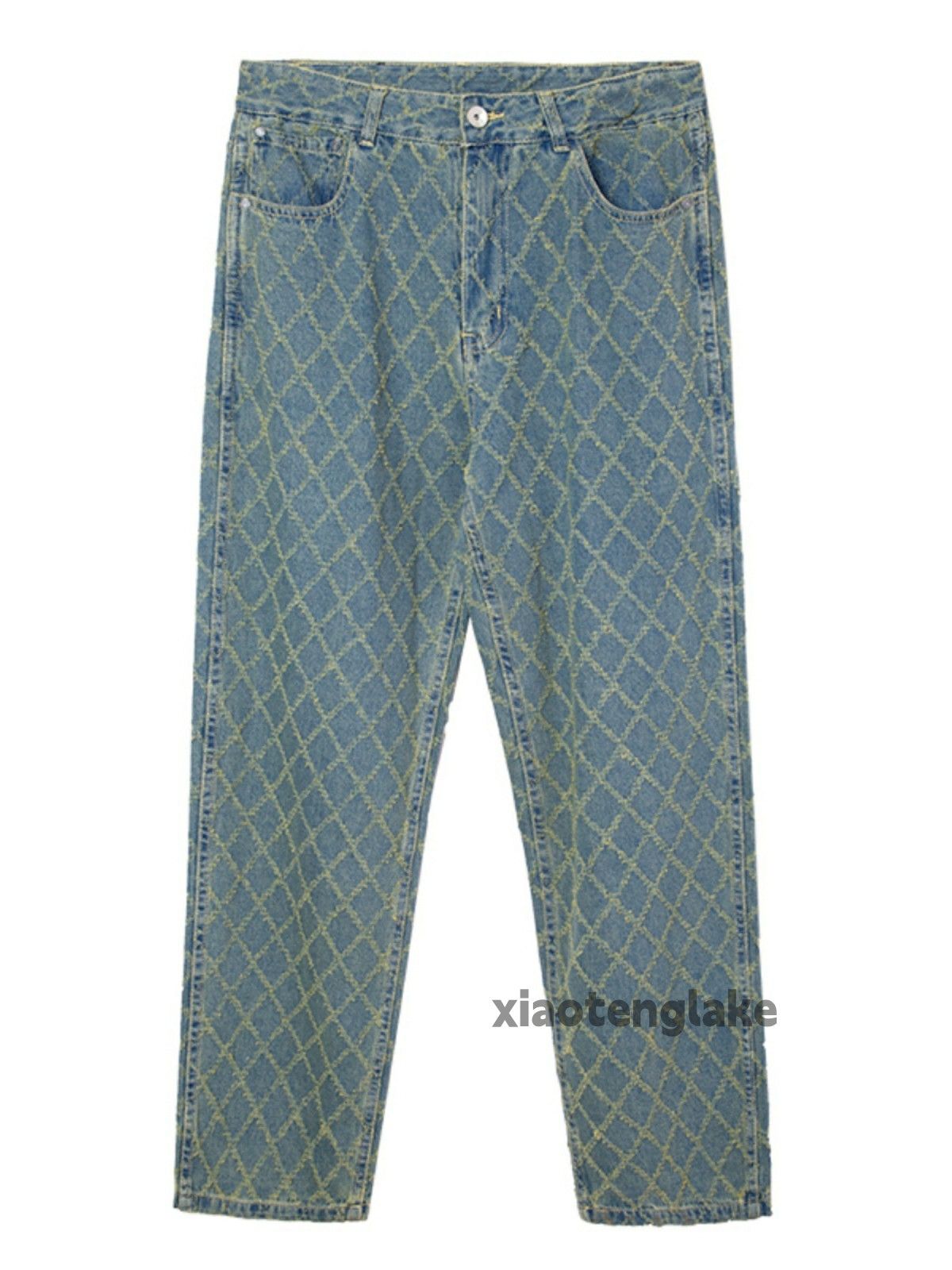 Jean × Vintage washed faded loose baggy skate hiphop utility jeans Size US 32 / EU 48 - 3 Thumbnail