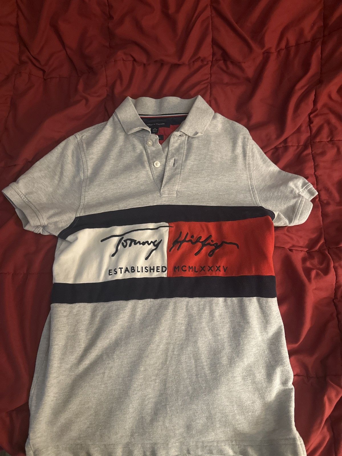 Tommy Hilfiger Tommy Hilfiger Flag Chest Logo Polo Size US XS / EU 42 / 0 - 1 Thumbnail