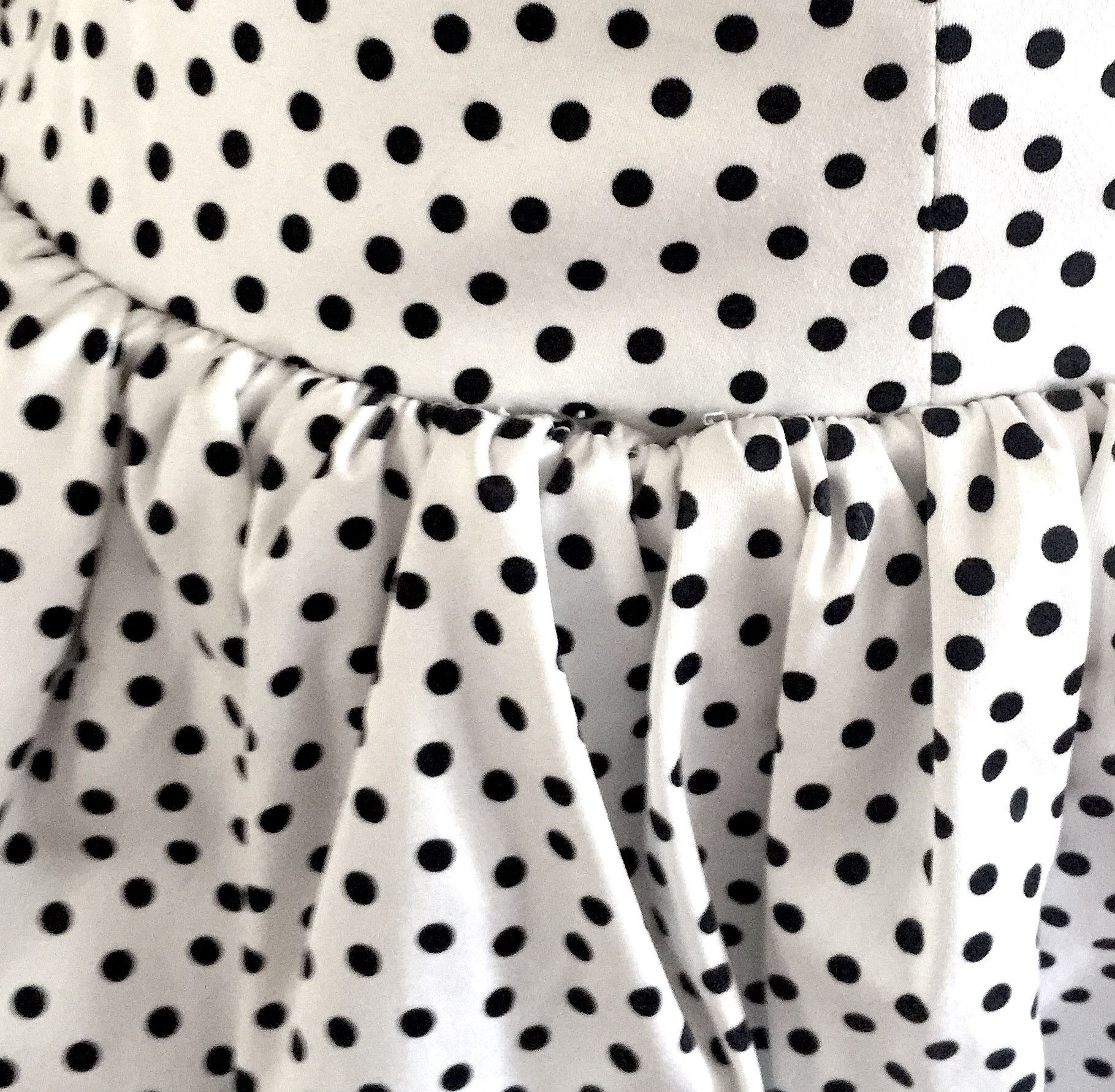 Lanvin Vintage Lanvin Cocktail Dress w/Polka Dots, IT 36 Size XS / US 0-2 / IT 36-38 - 6 Thumbnail